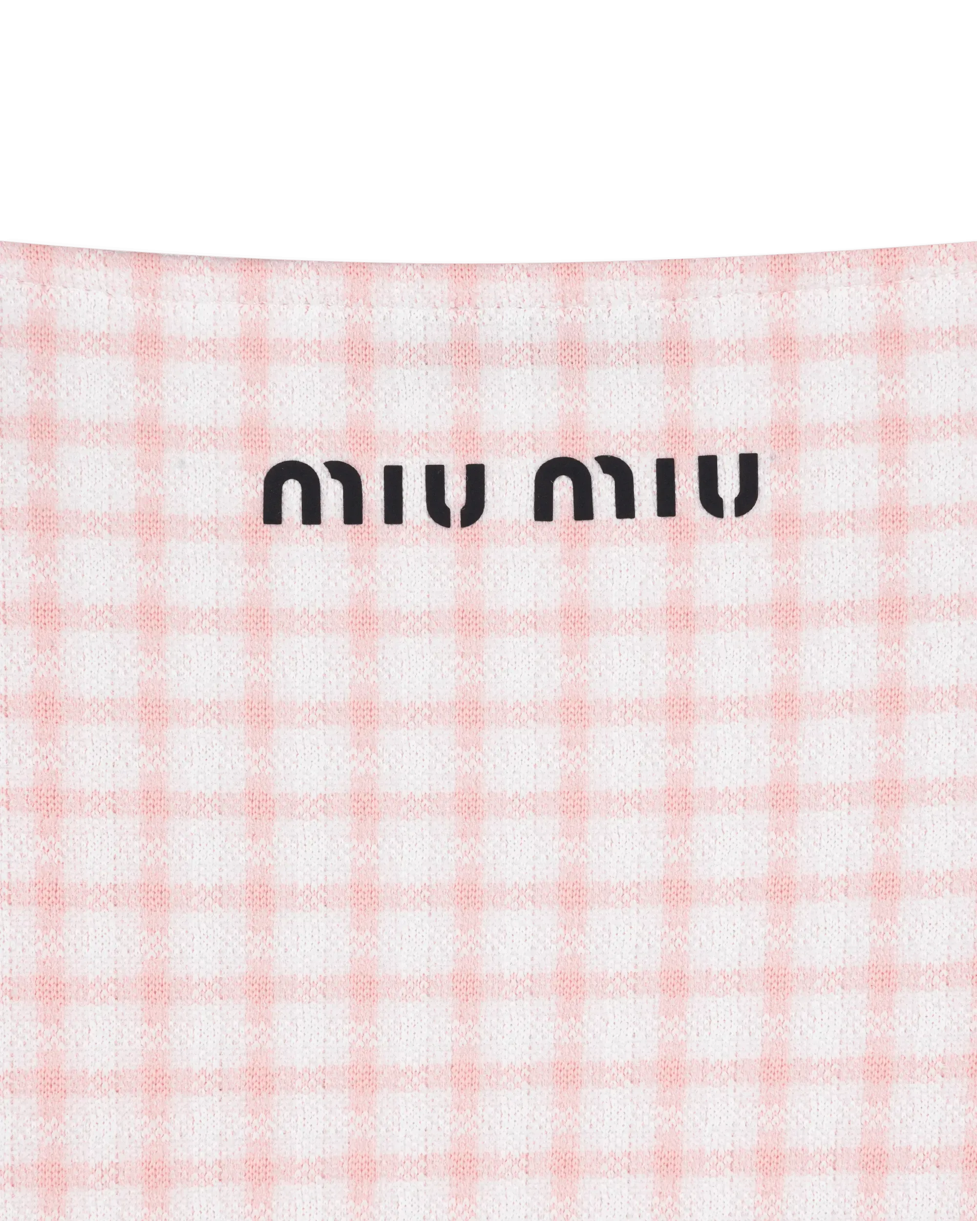 Cropped Check Blouse - DIHSAN