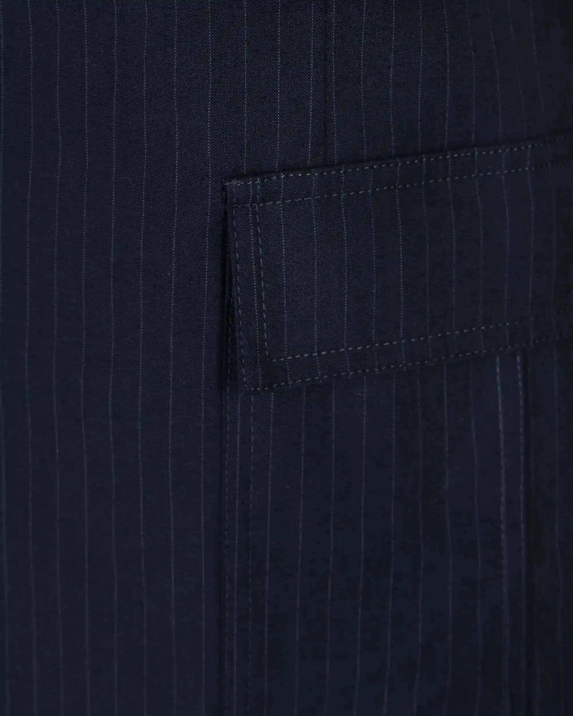 Pinstripe Oversized Blazer - DIHSAN