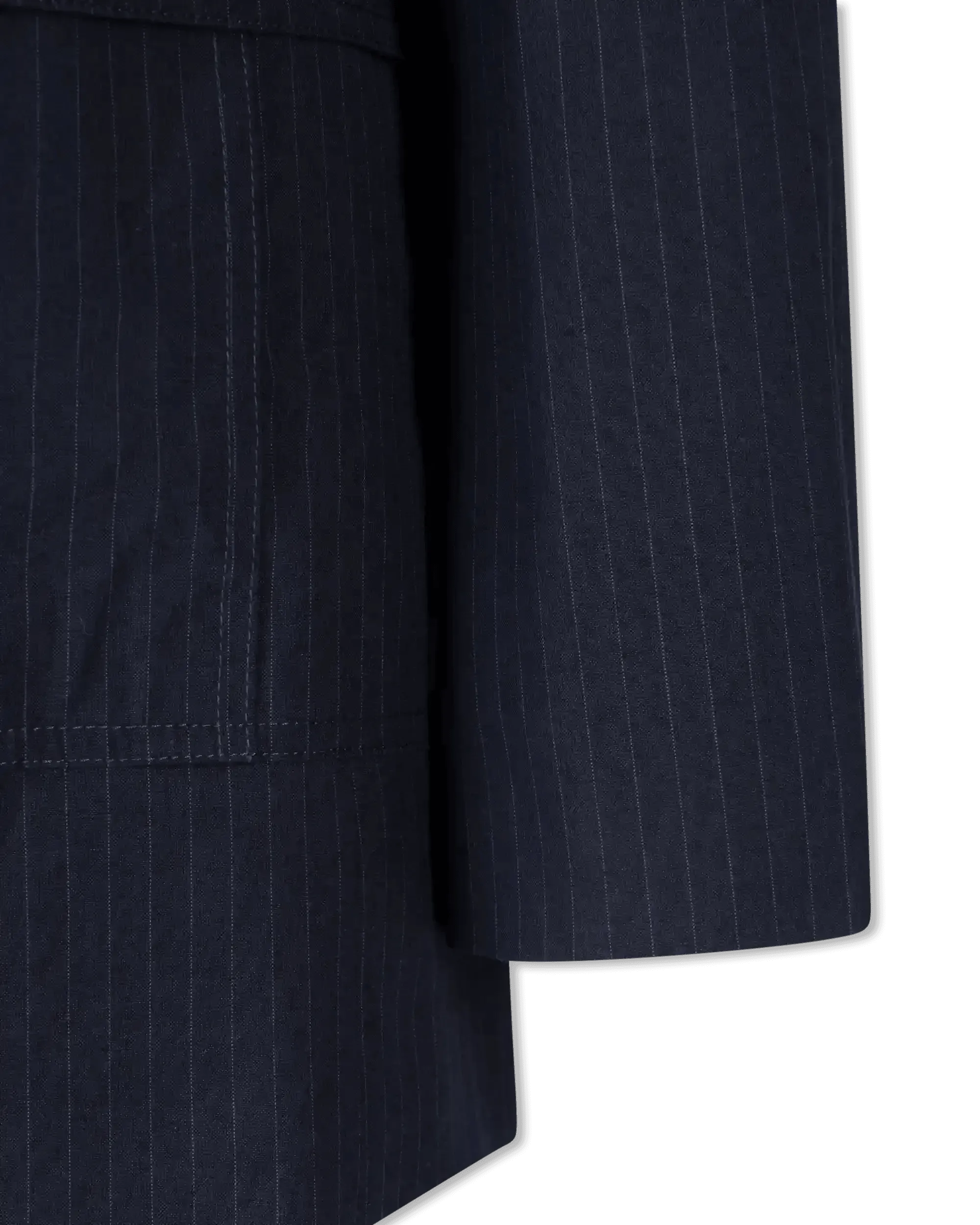 Pinstripe Oversized Blazer - DIHSAN