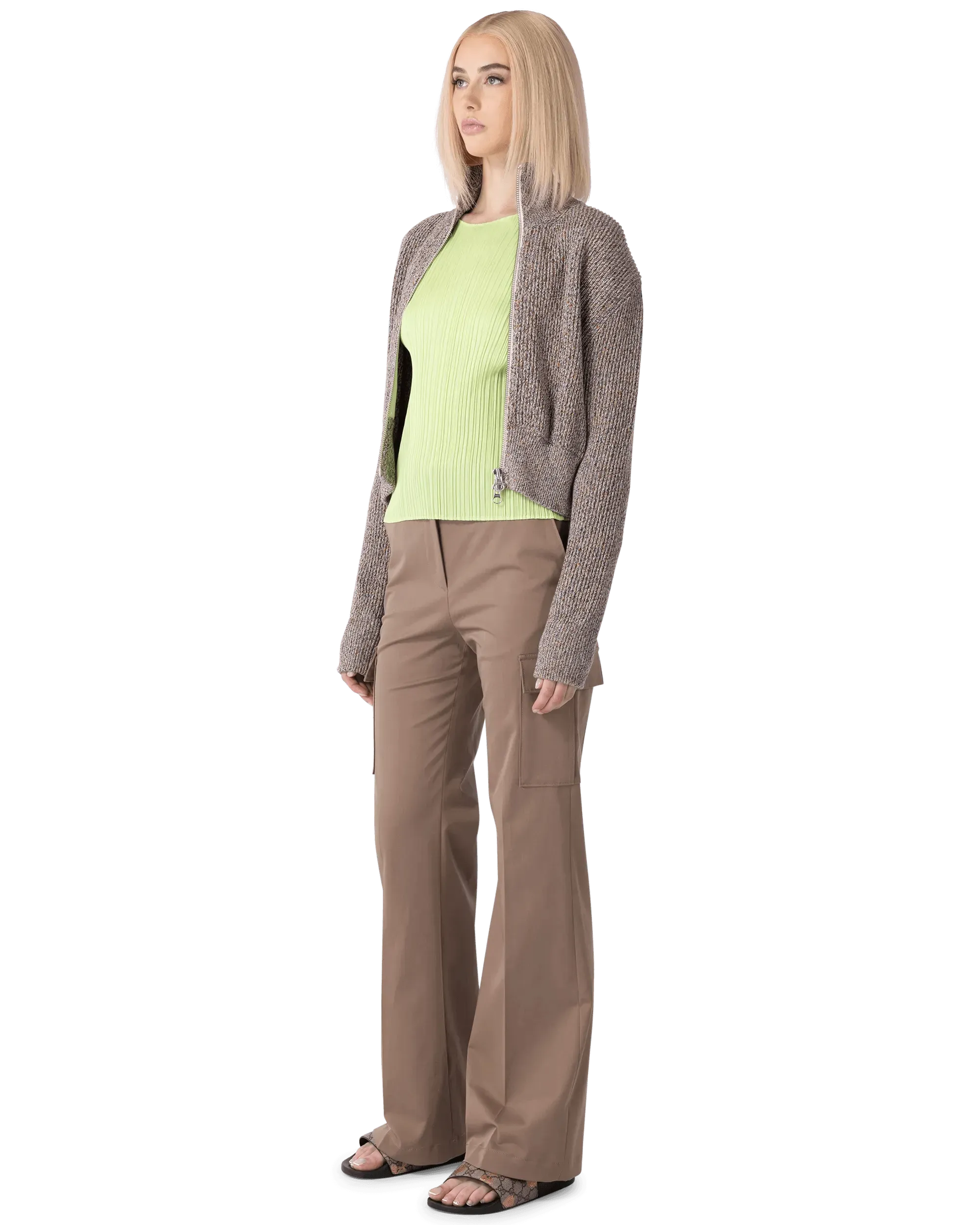 Straight Leg Cargo Pants - DIHSAN