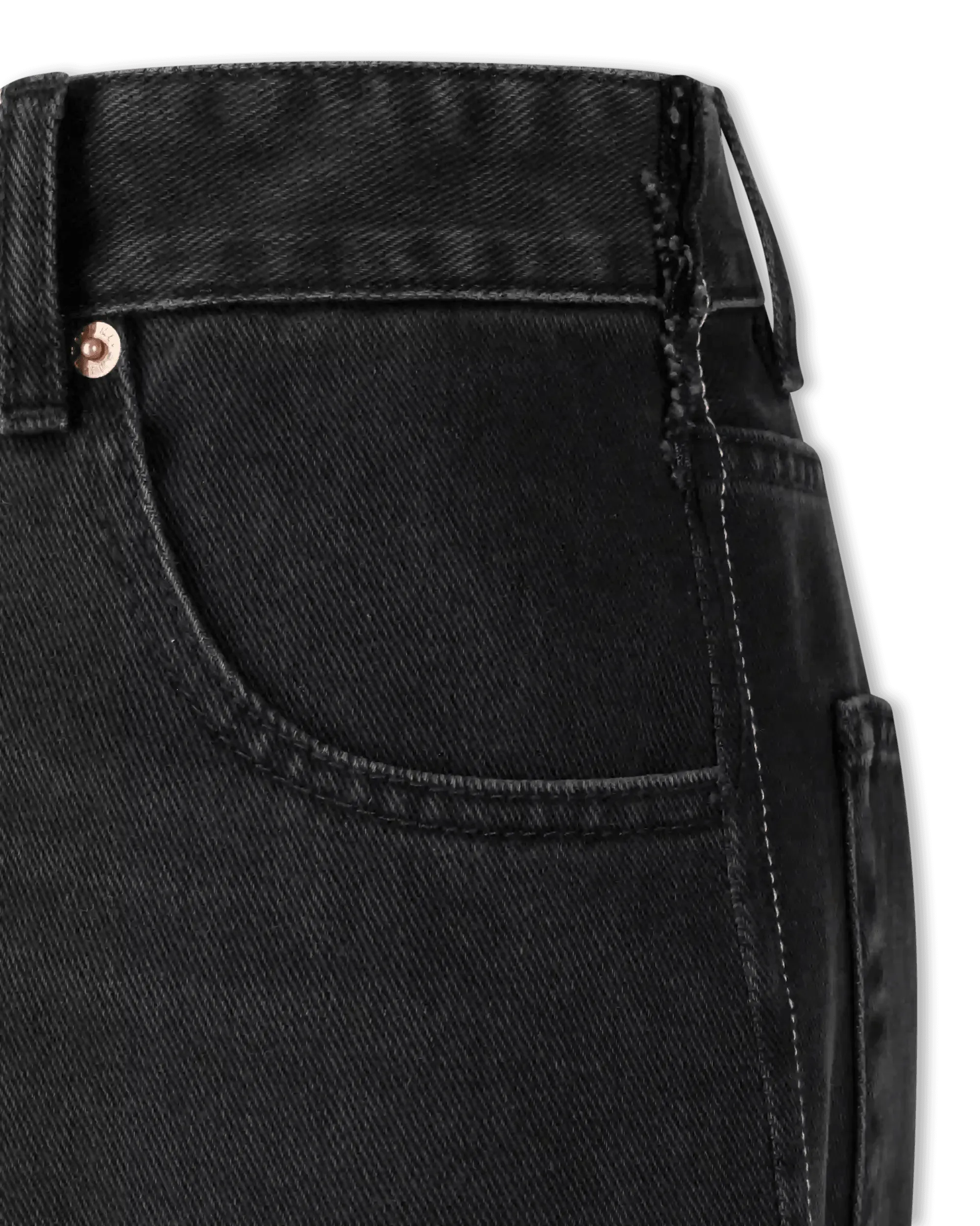 Frayed Hem Straight Leg Jeans - DIHSAN