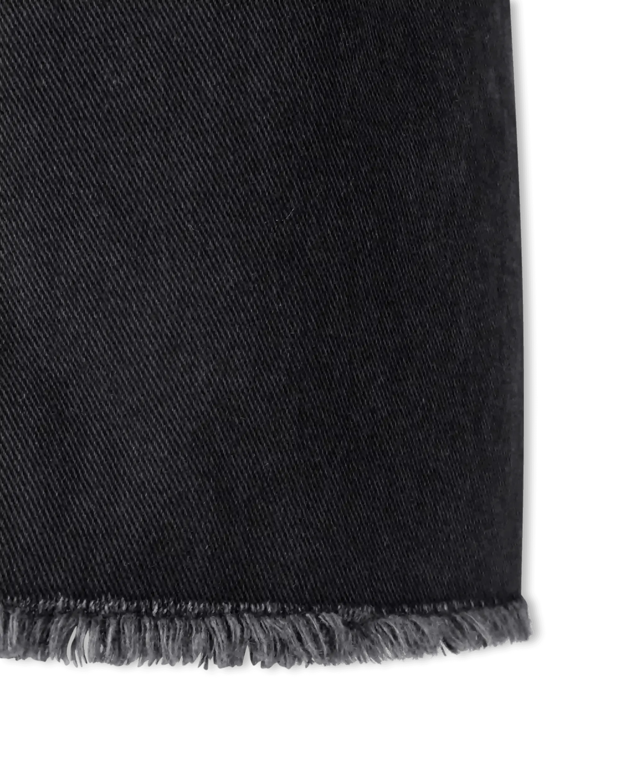 Frayed Hem Straight Leg Jeans - DIHSAN