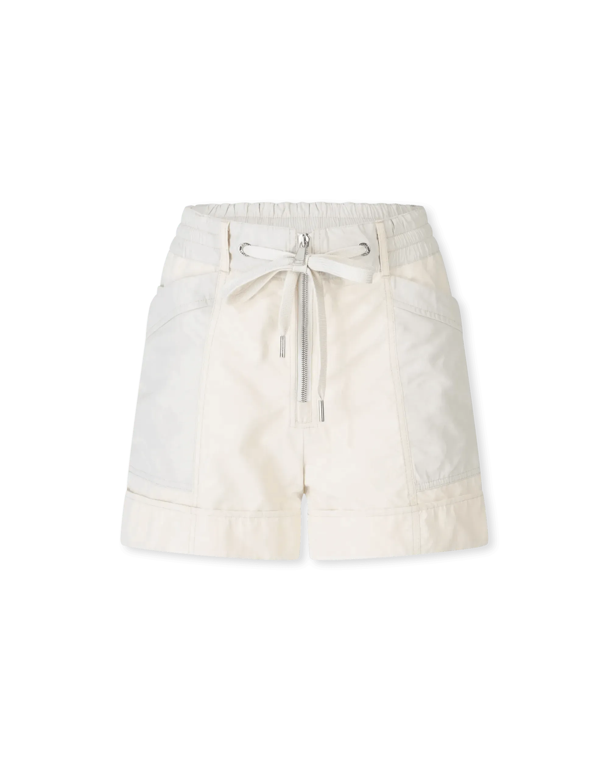 Paneled Aline Nylon Shorts - DIHSAN