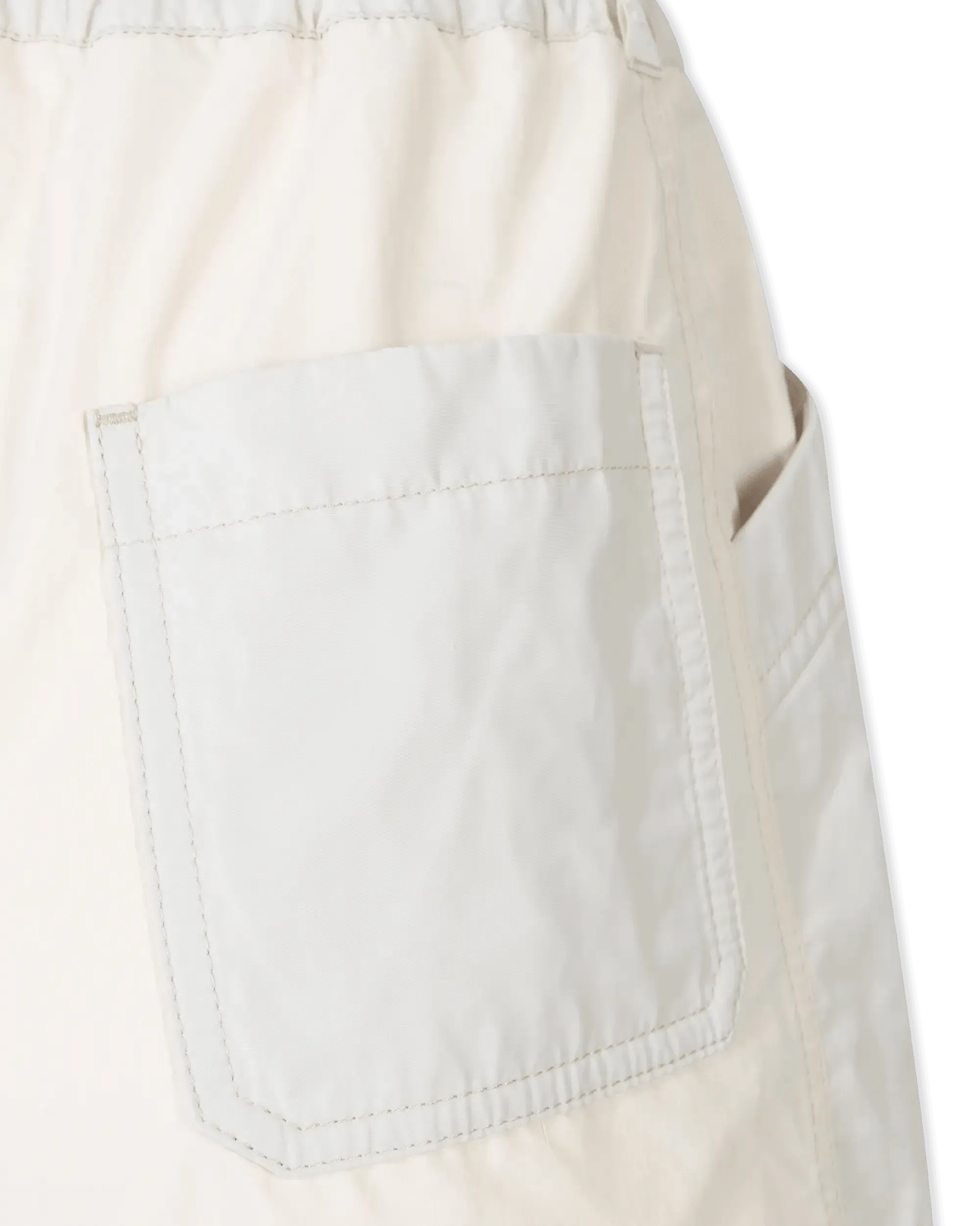 Paneled Aline Nylon Shorts - DIHSAN