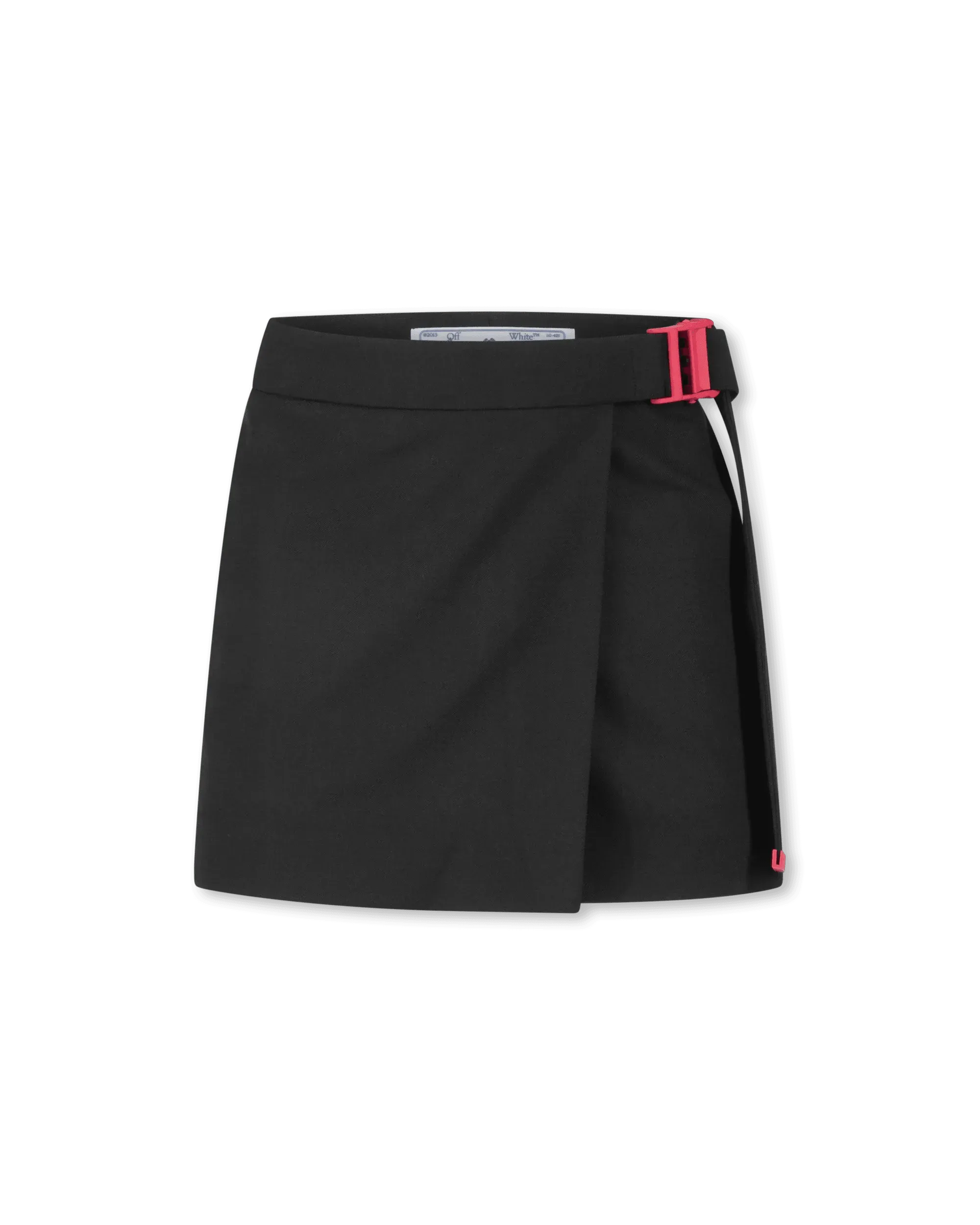 Asymmetric Belted Mini Skirt - DIHSAN