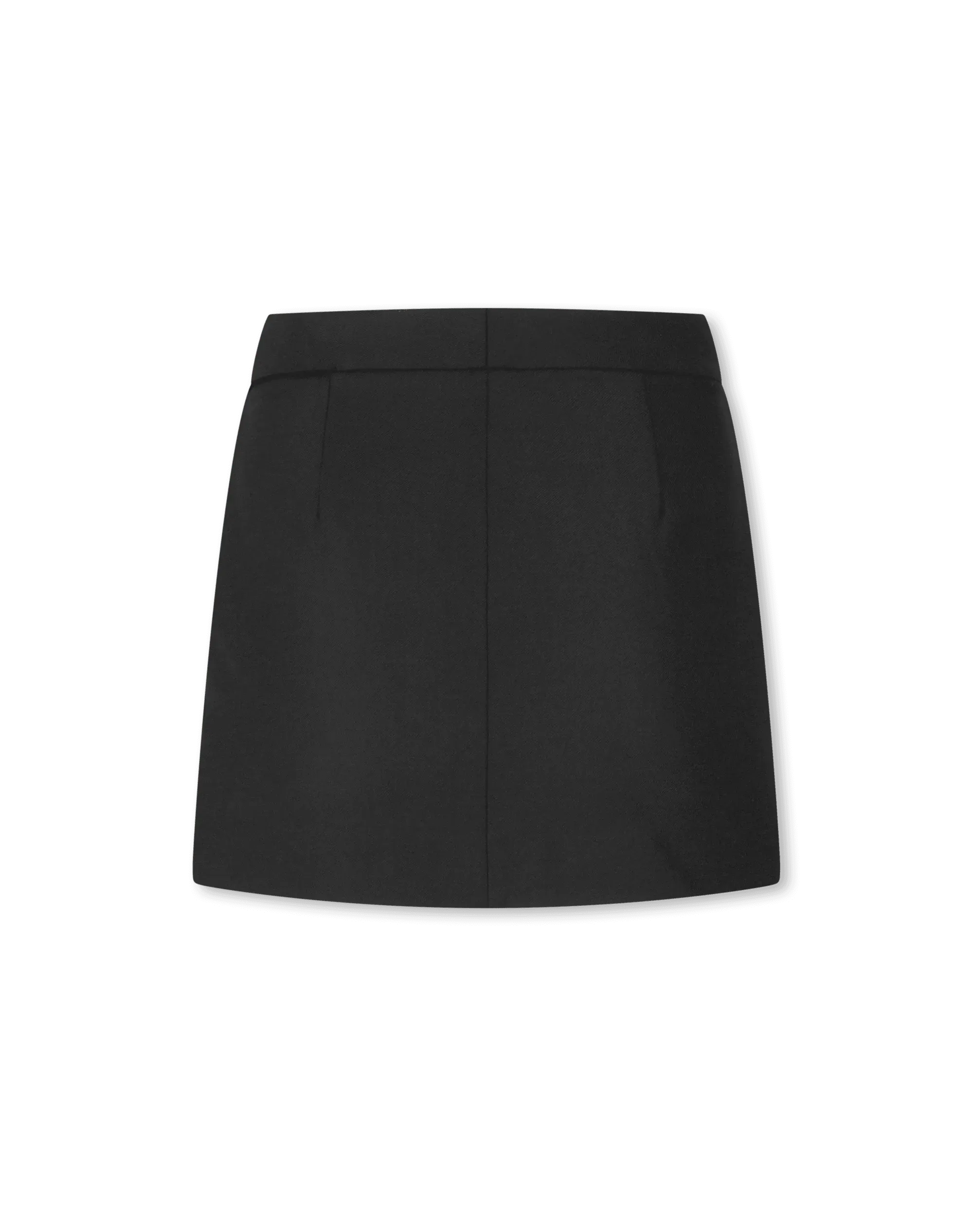 Asymmetric Belted Mini Skirt - DIHSAN