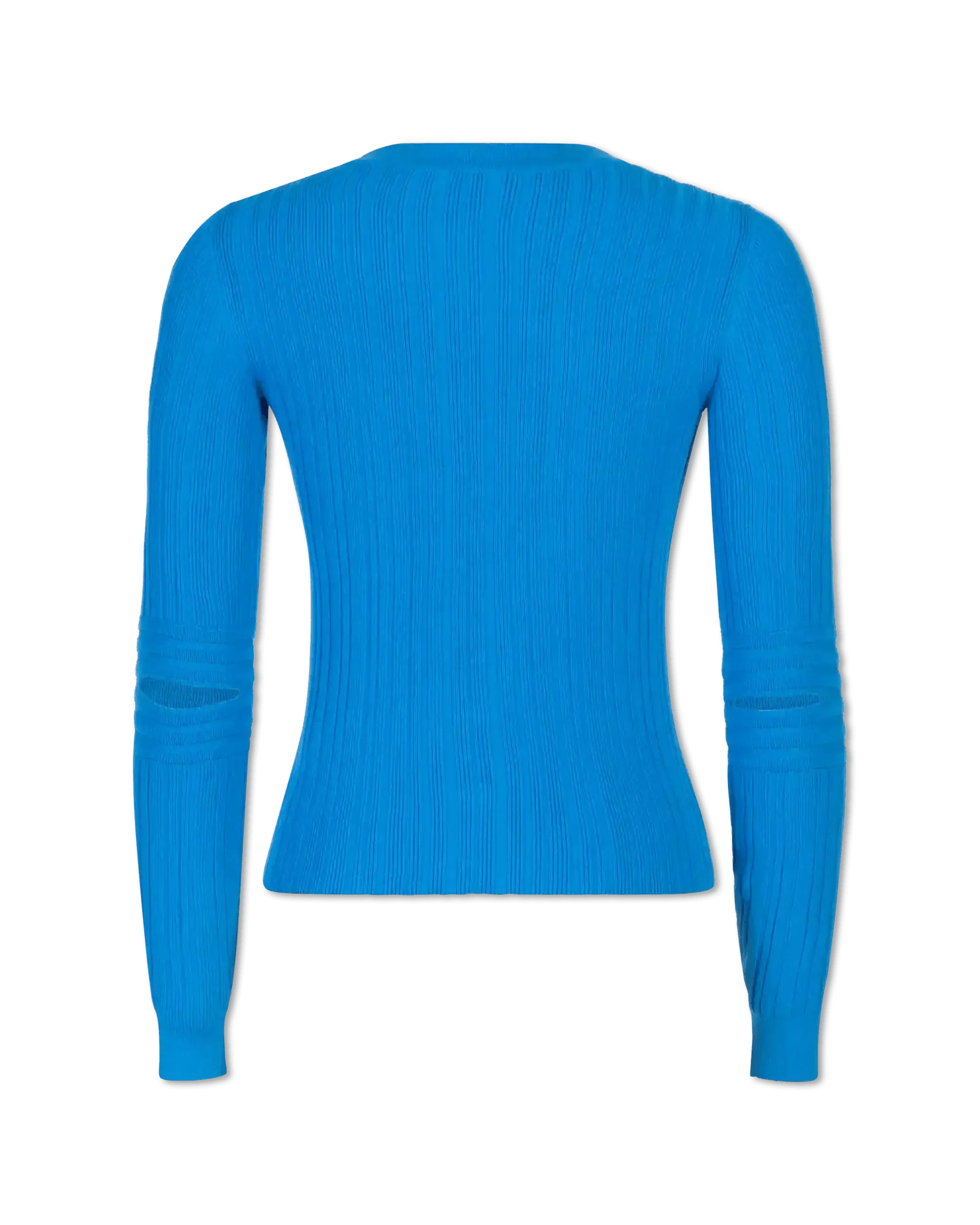 Logo-Stamped Ribbed Knit Cardigan - DIHSAN