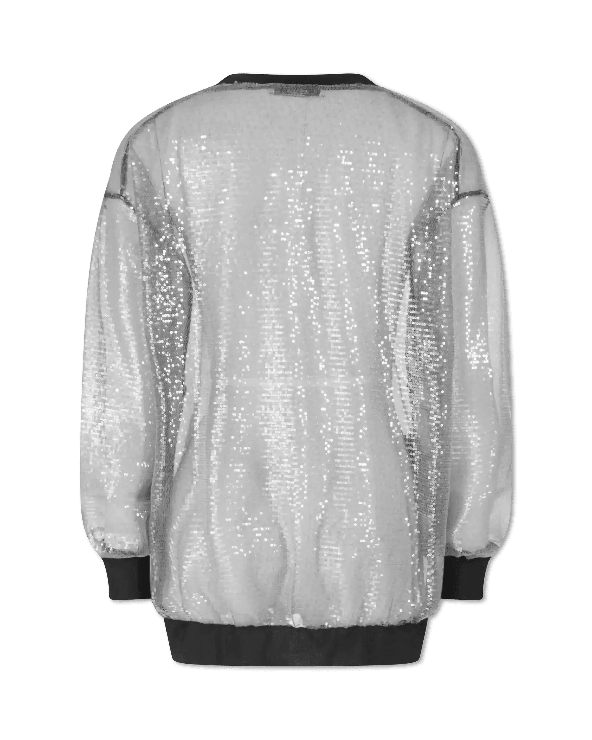 Sheer Sequined Cardigan - DIHSAN