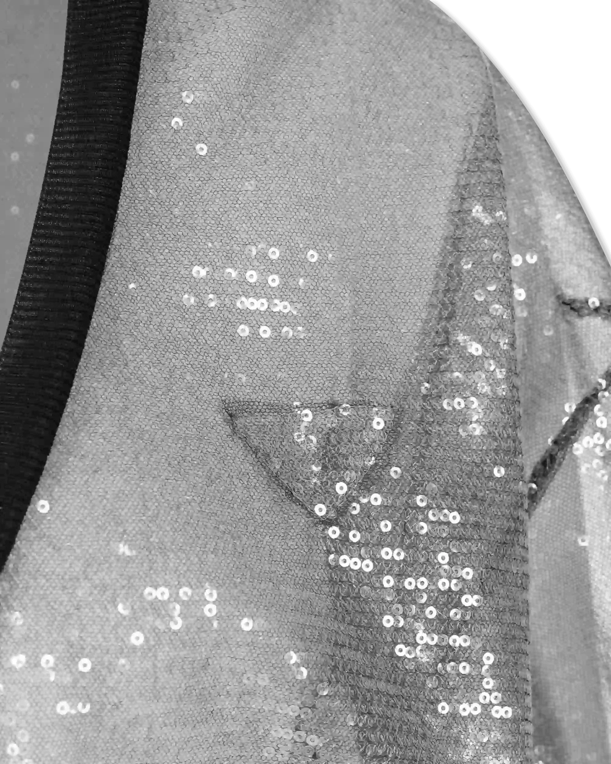 Sheer Sequined Cardigan - DIHSAN
