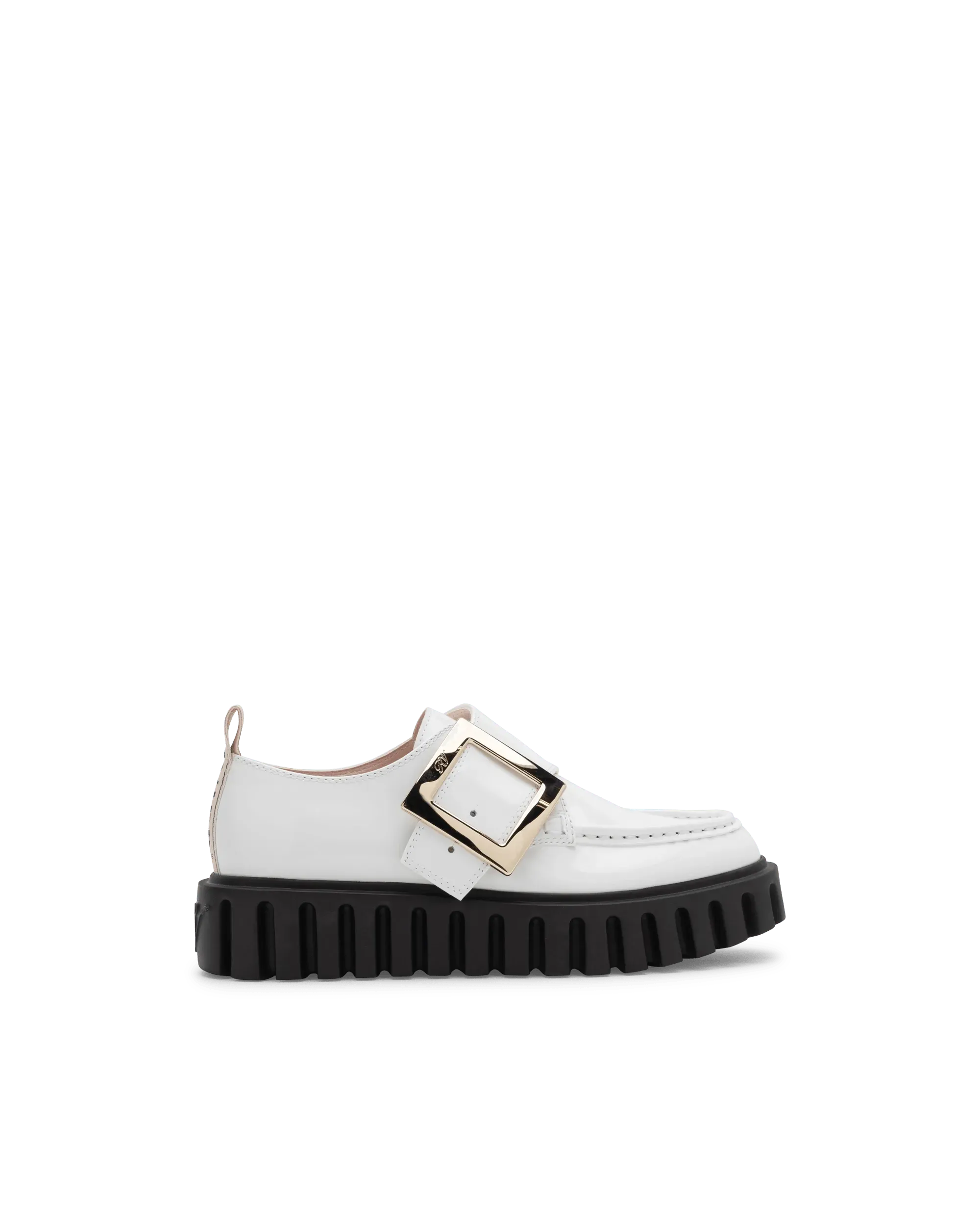 Viv' Gothick Metal Buckle Loafers - DIHSAN
