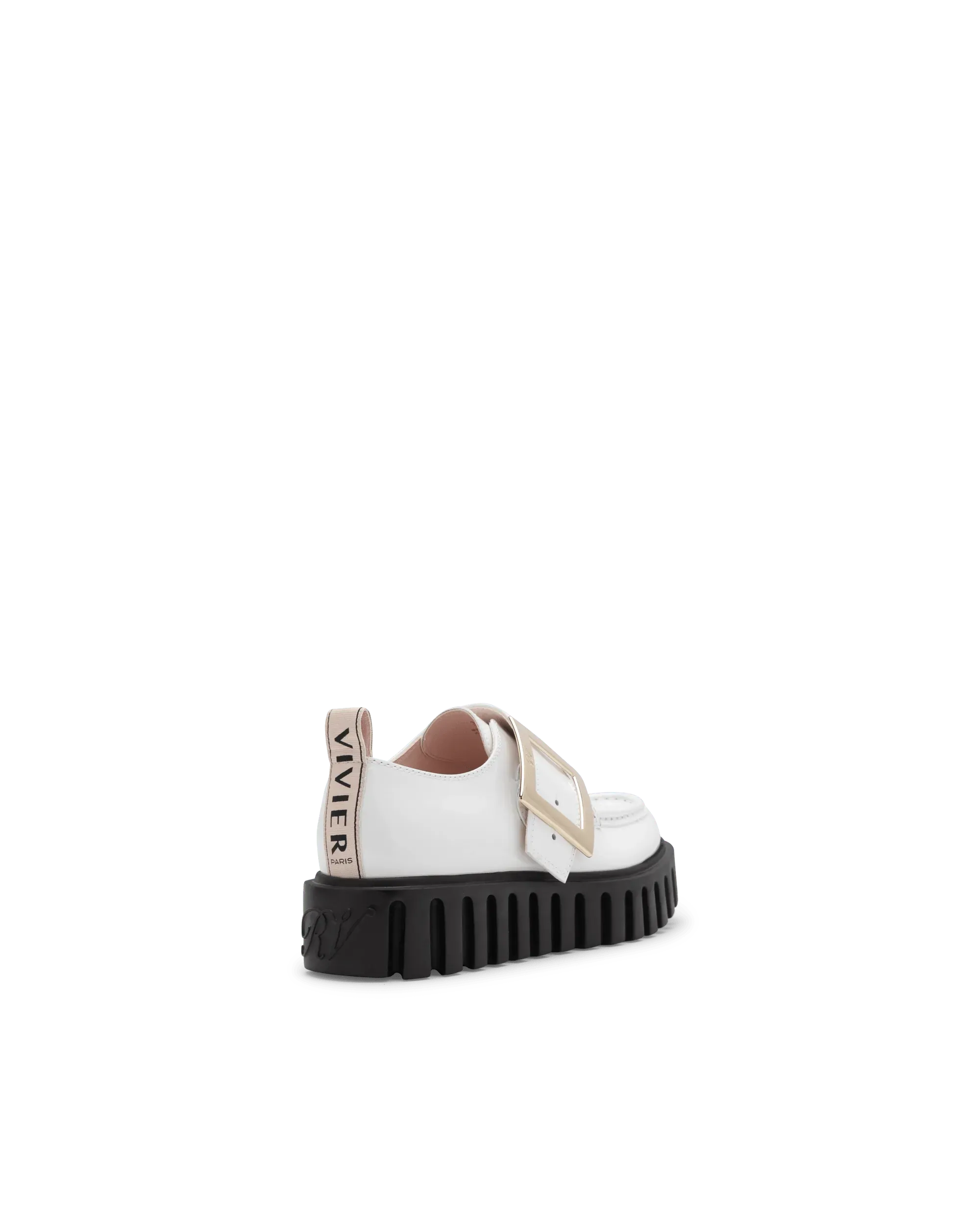 Viv' Gothick Metal Buckle Loafers - DIHSAN