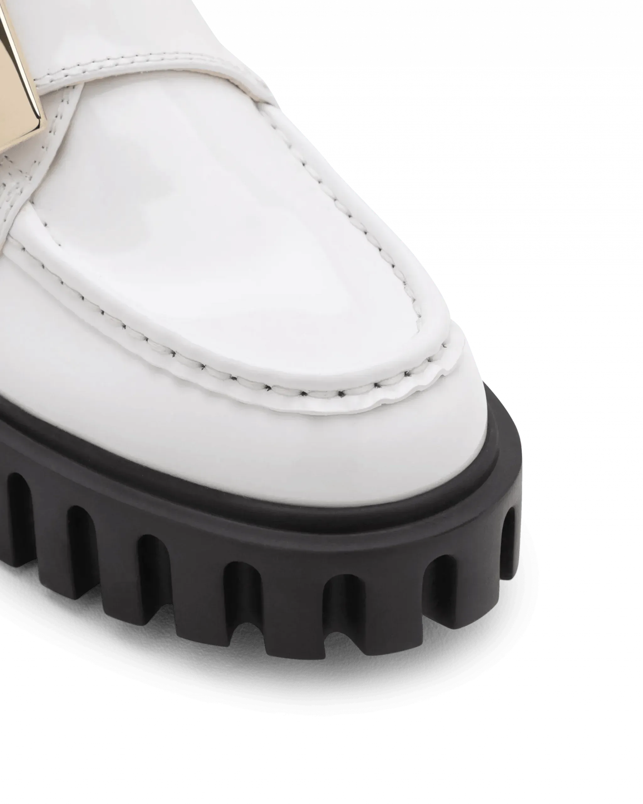 Viv' Gothick Metal Buckle Loafers - DIHSAN