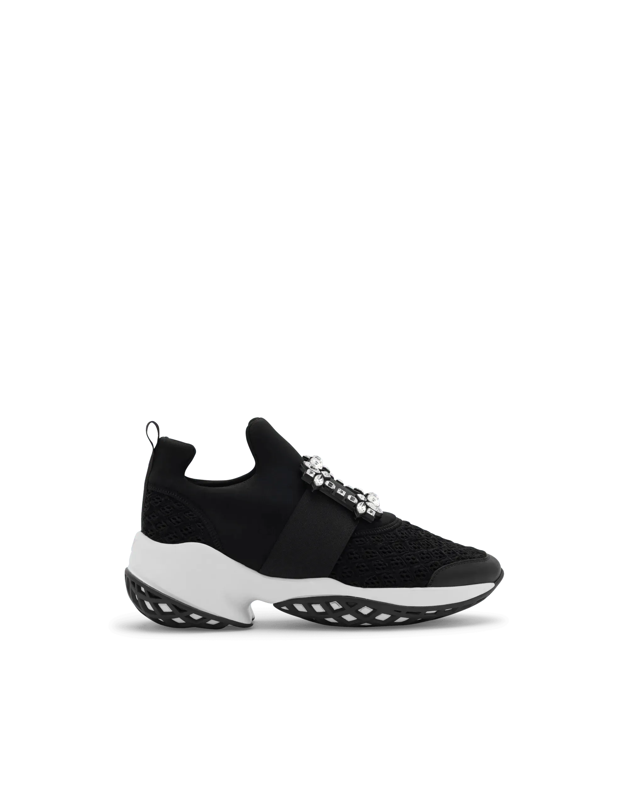 Viv Run Strass Buckle Sneakers - DIHSAN