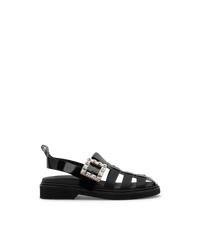 Viv Rangers Strass Buckle Fisherman Sandals - DIHSAN
