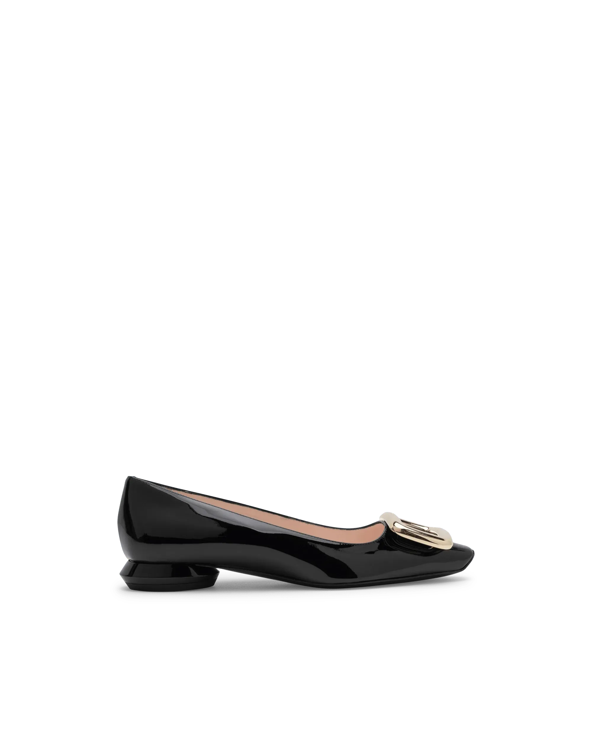 Trompette Metal Buckle Ballerinas - DIHSAN
