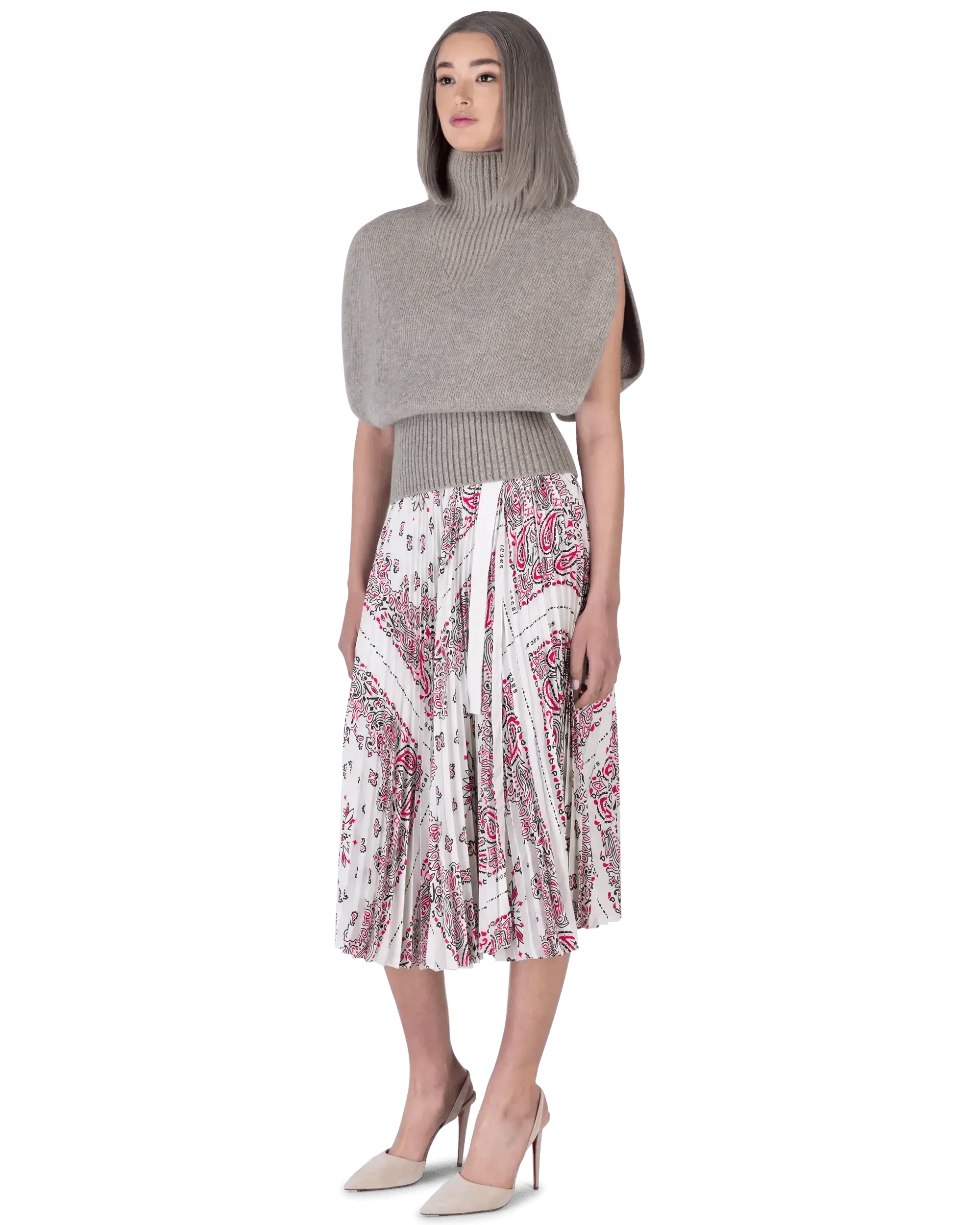 Bandana Print Skirt - DIHSAN