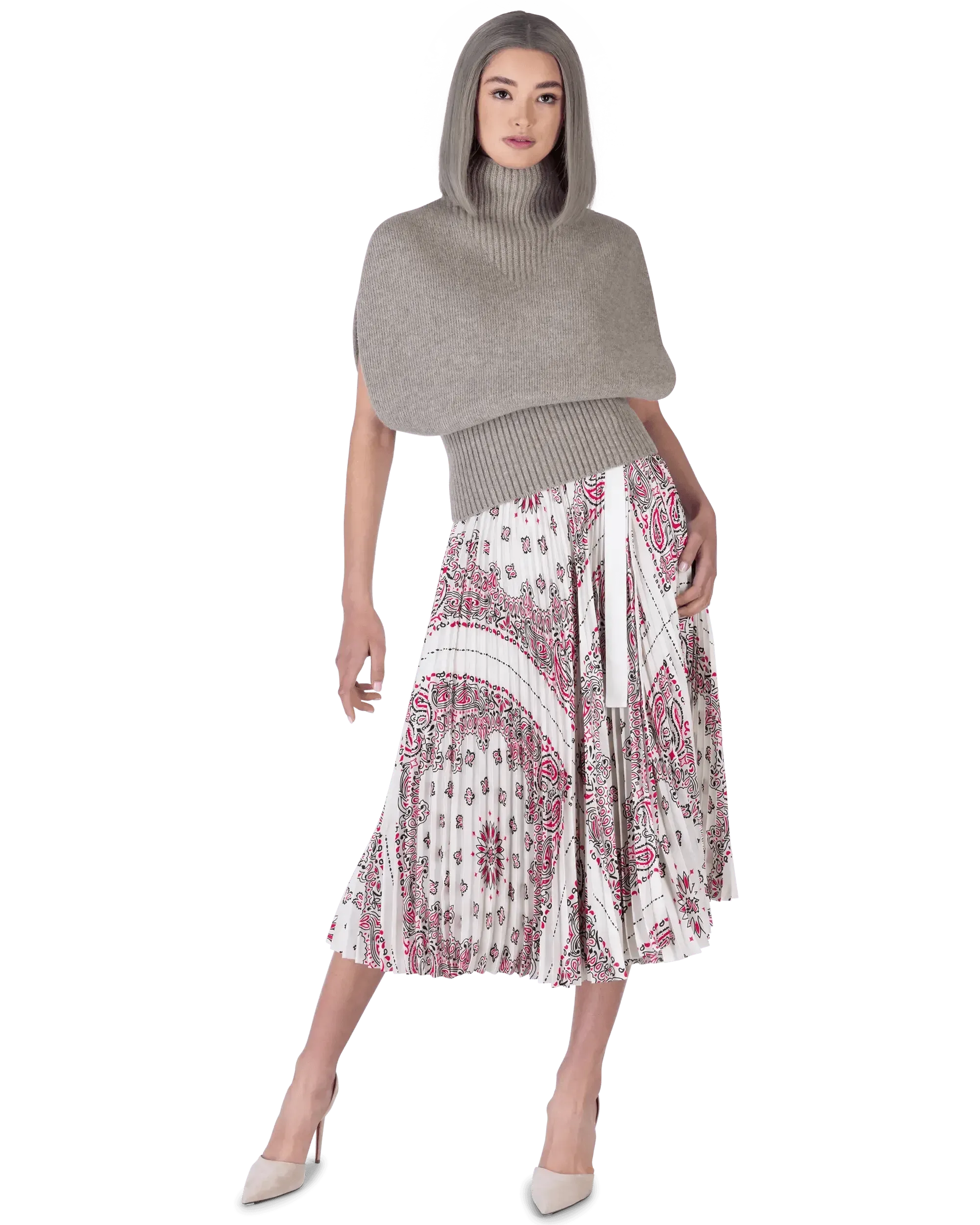 Bandana Print Skirt - DIHSAN