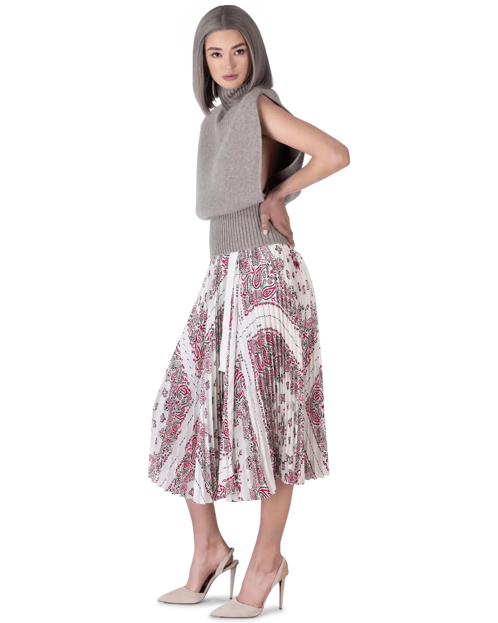 Bandana Print Skirt - DIHSAN