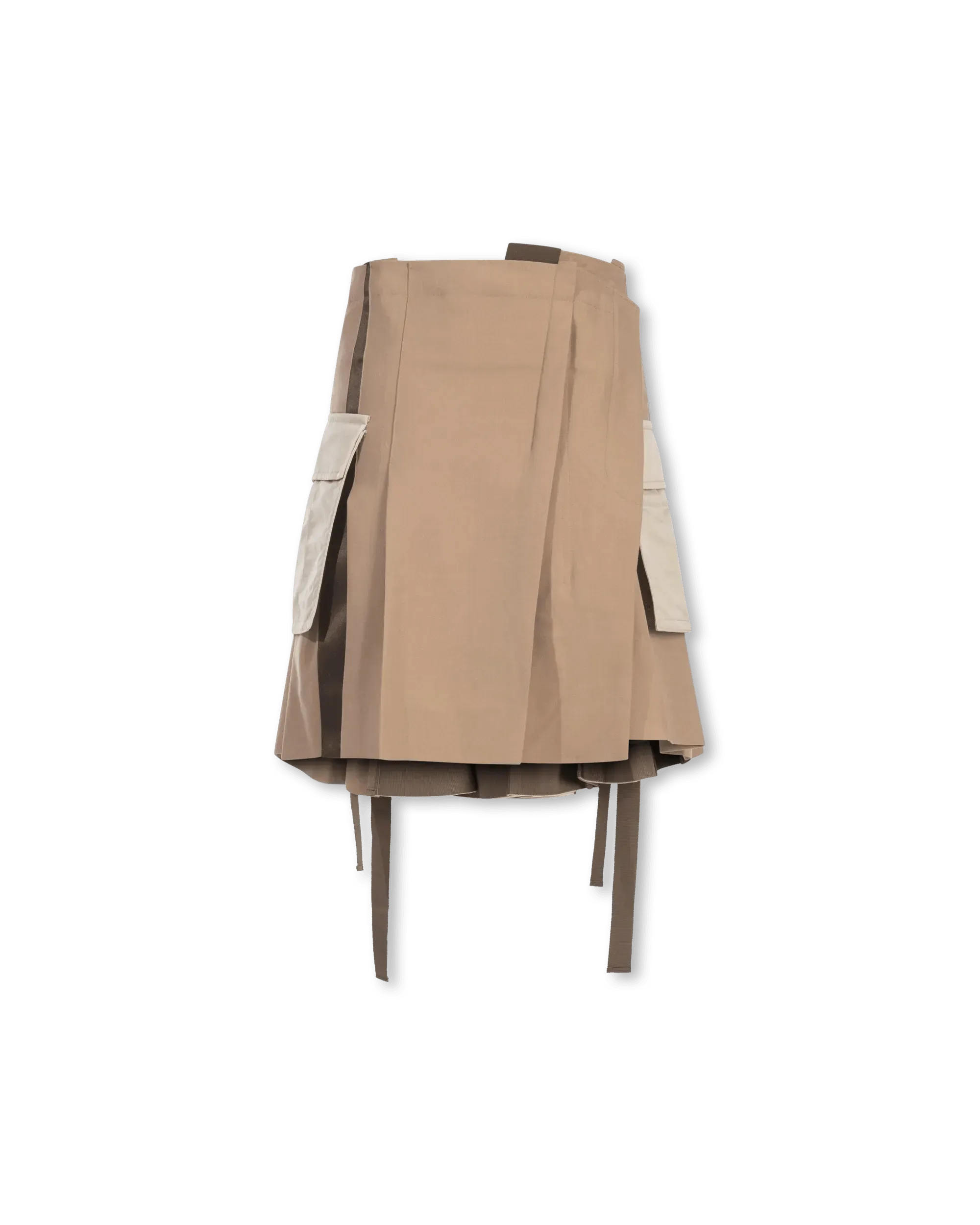 Pleated Utility Mini Skirt - DIHSAN