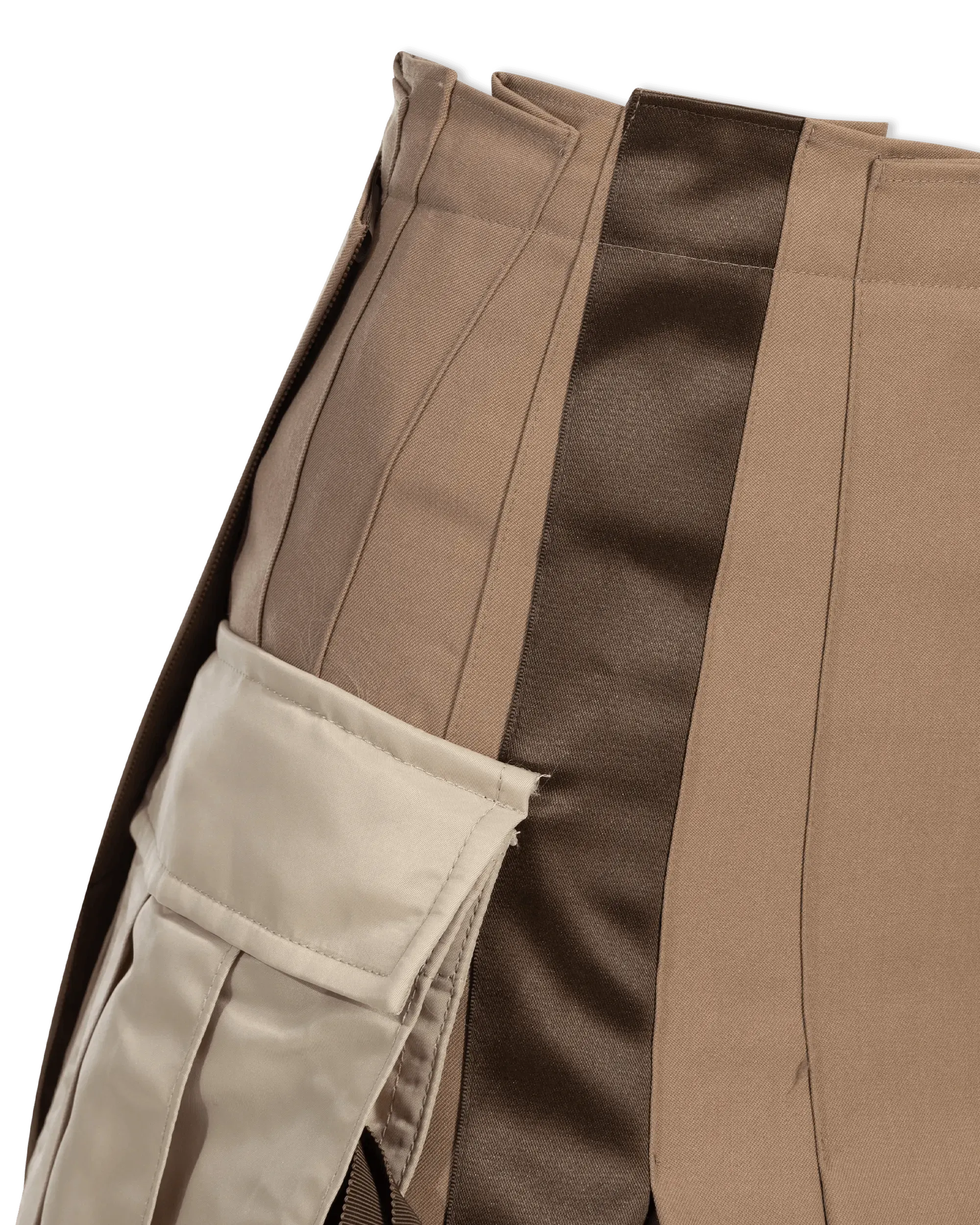 Pleated Utility Mini Skirt - DIHSAN