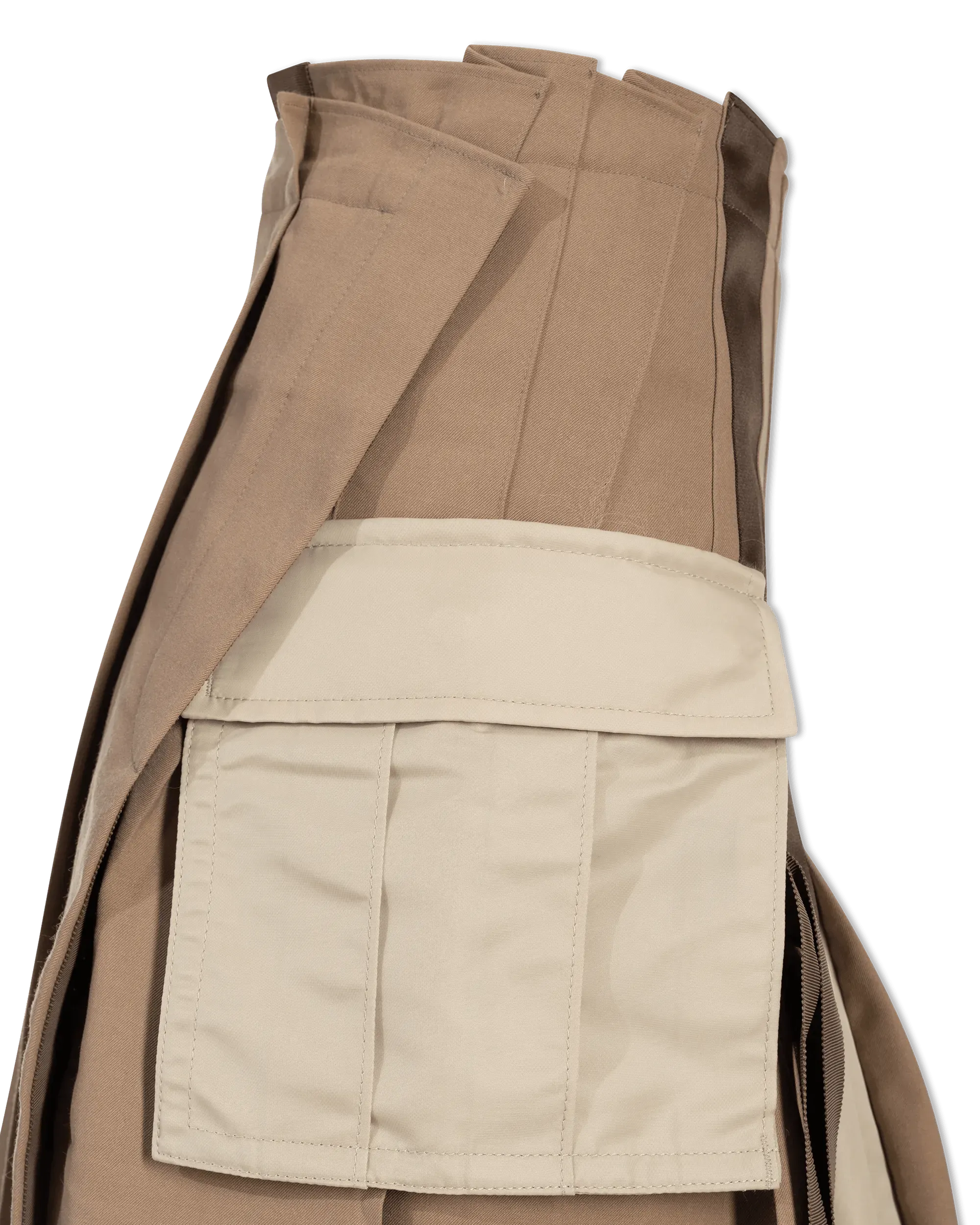 Pleated Utility Mini Skirt - DIHSAN