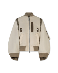 Wide Sleeve Bomber Jacket - DIHSAN