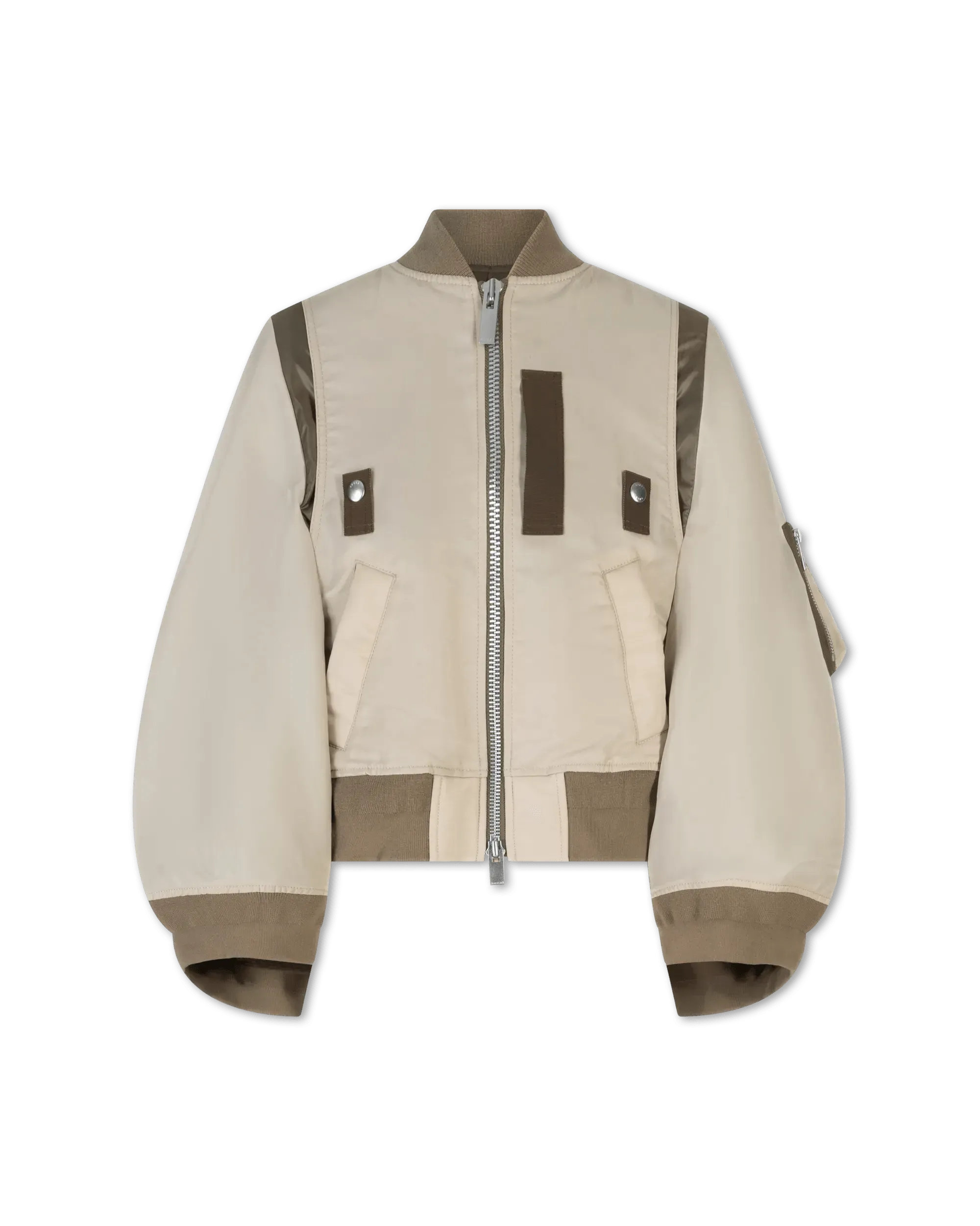 Wide Sleeve Bomber Jacket - DIHSAN