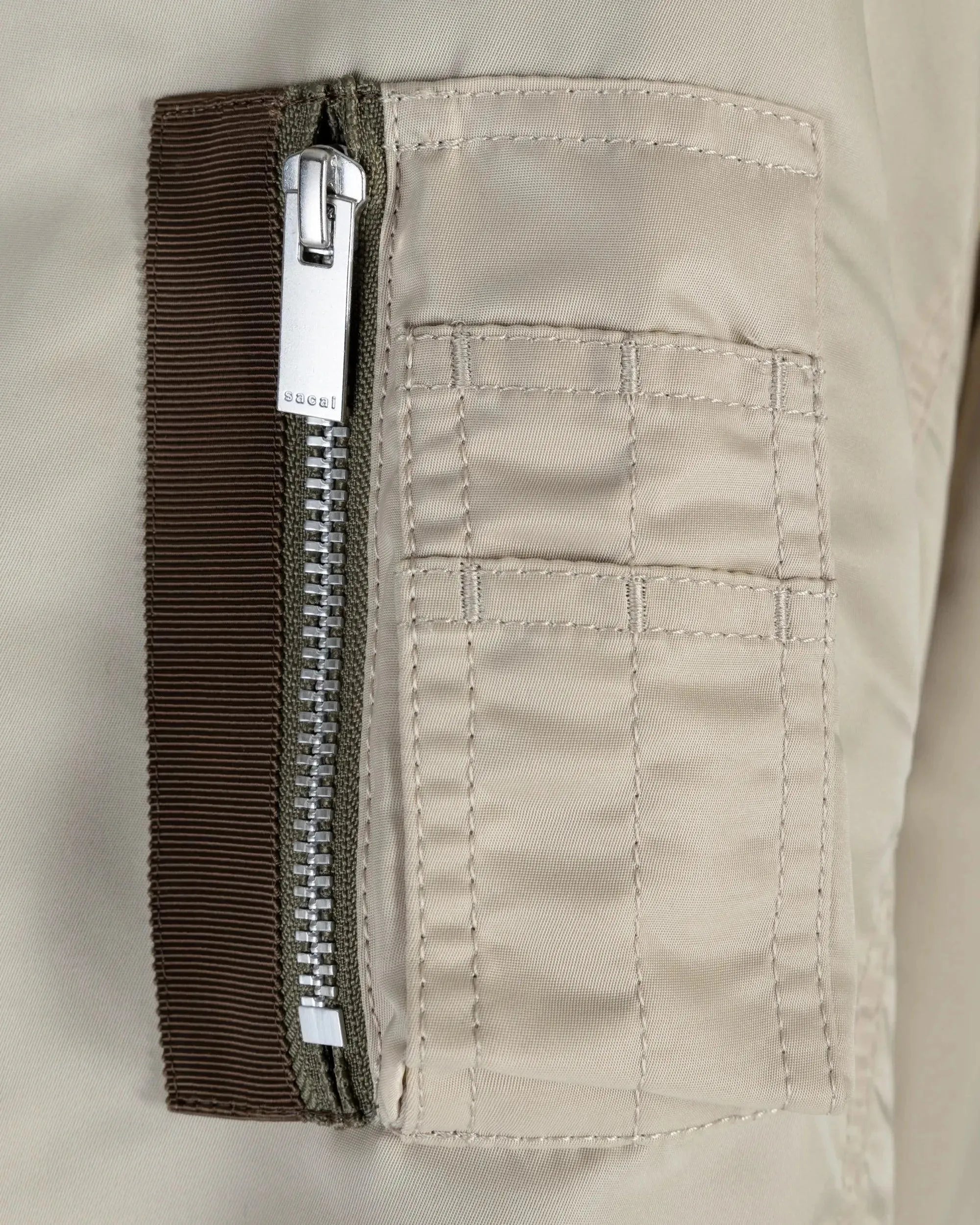 Wide Sleeve Bomber Jacket - DIHSAN