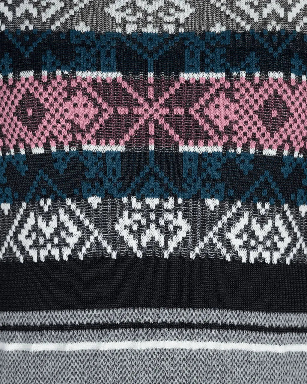 Jacquard Knit Sweater Dress - DIHSAN