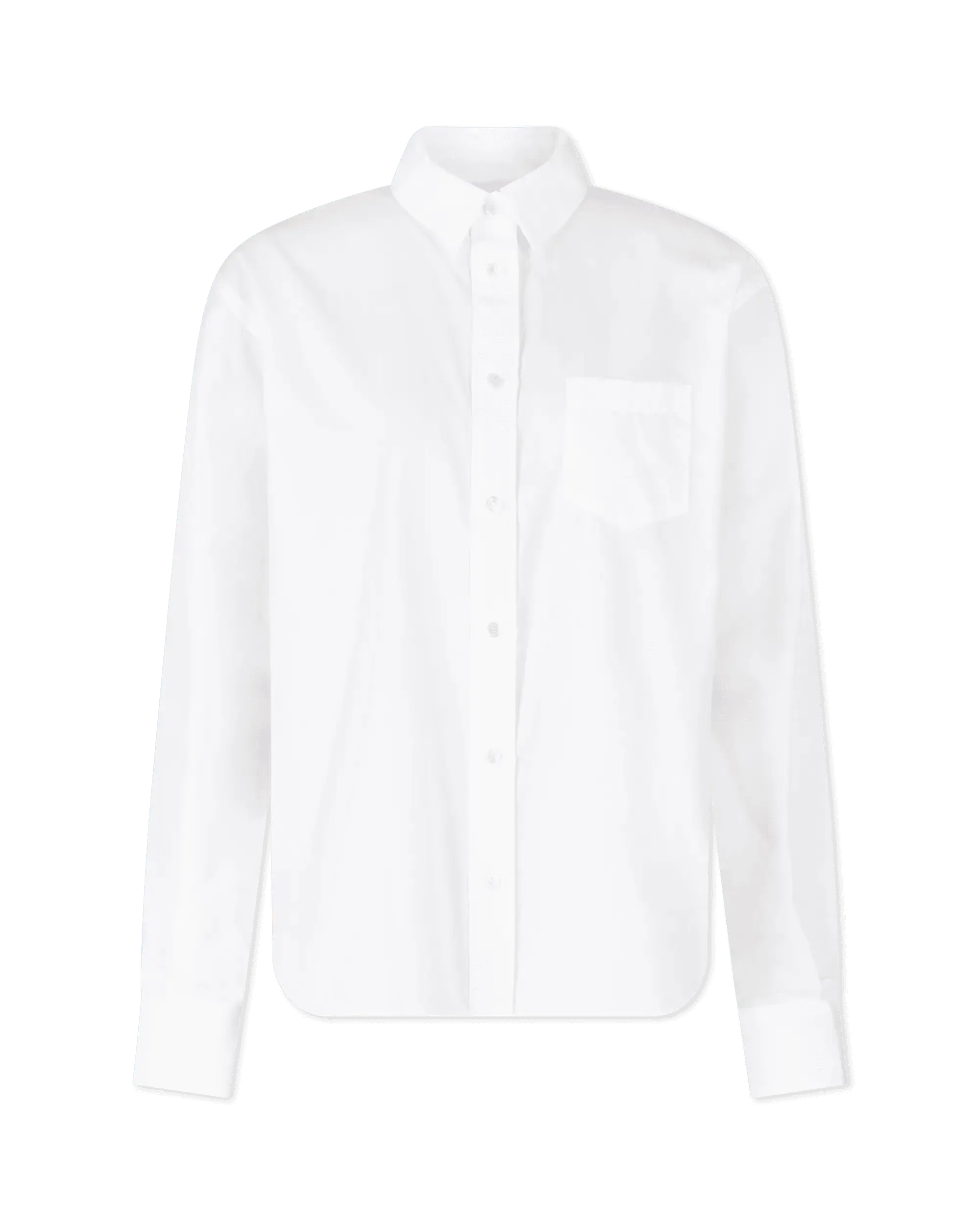 Sheer Split Back Shirt - DIHSAN