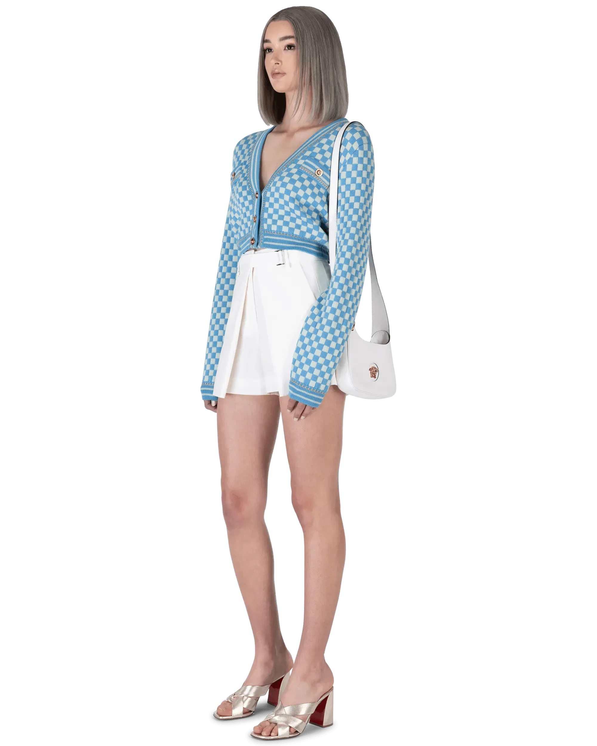 Belted Aline Shorts - DIHSAN