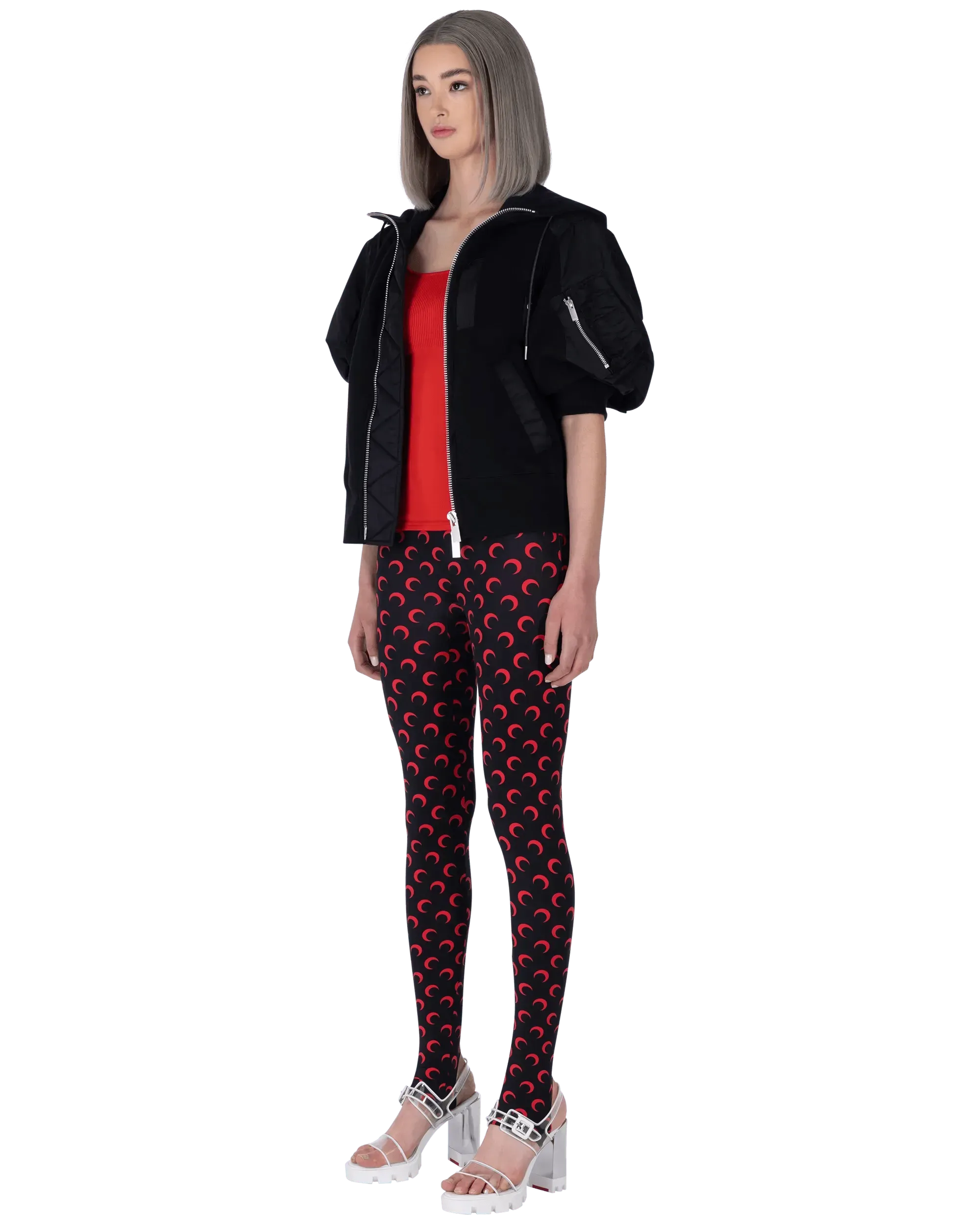 Short Sleeve Hooded Zipup Jacket - DIHSAN