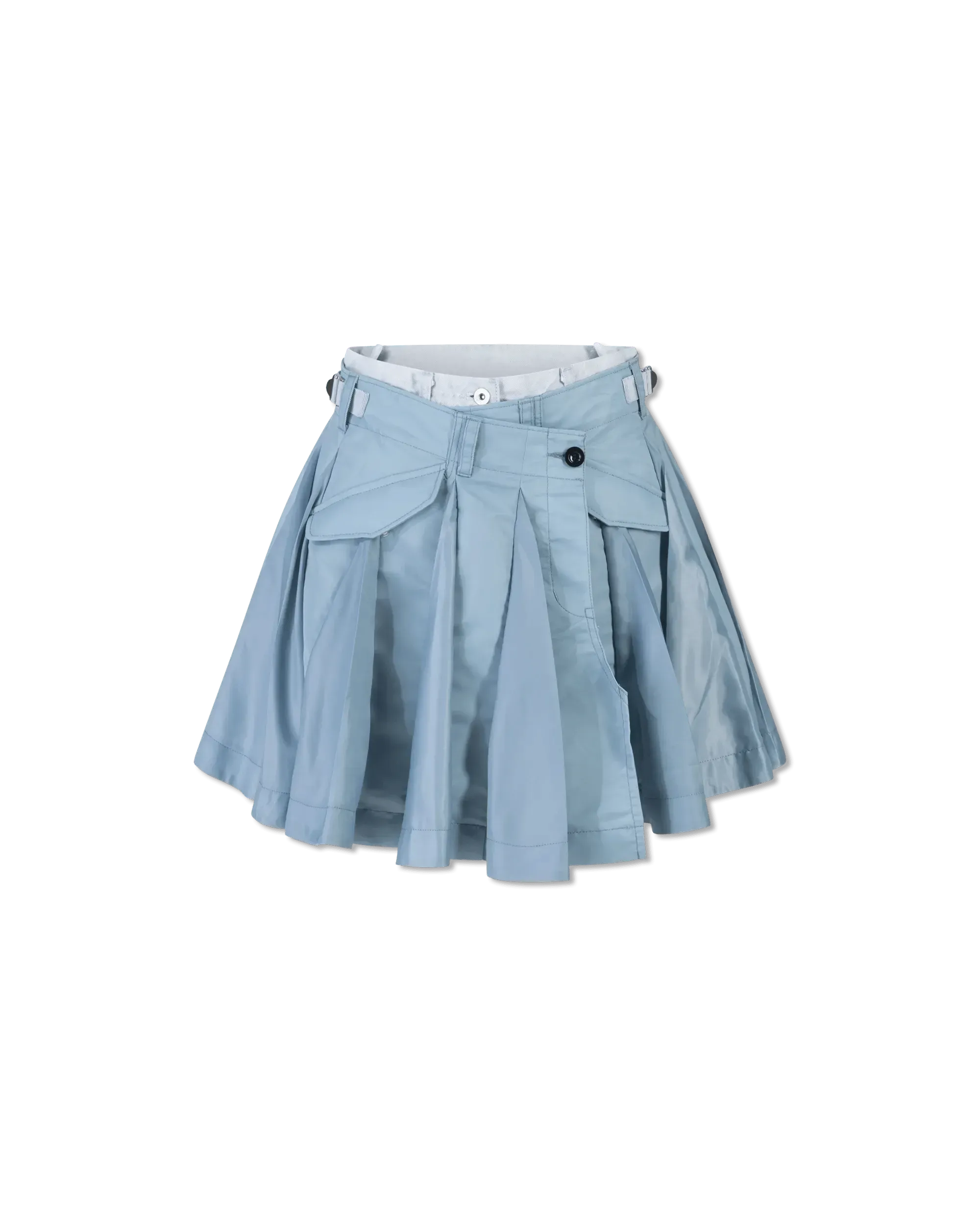 Mixed Denim Skort - DIHSAN