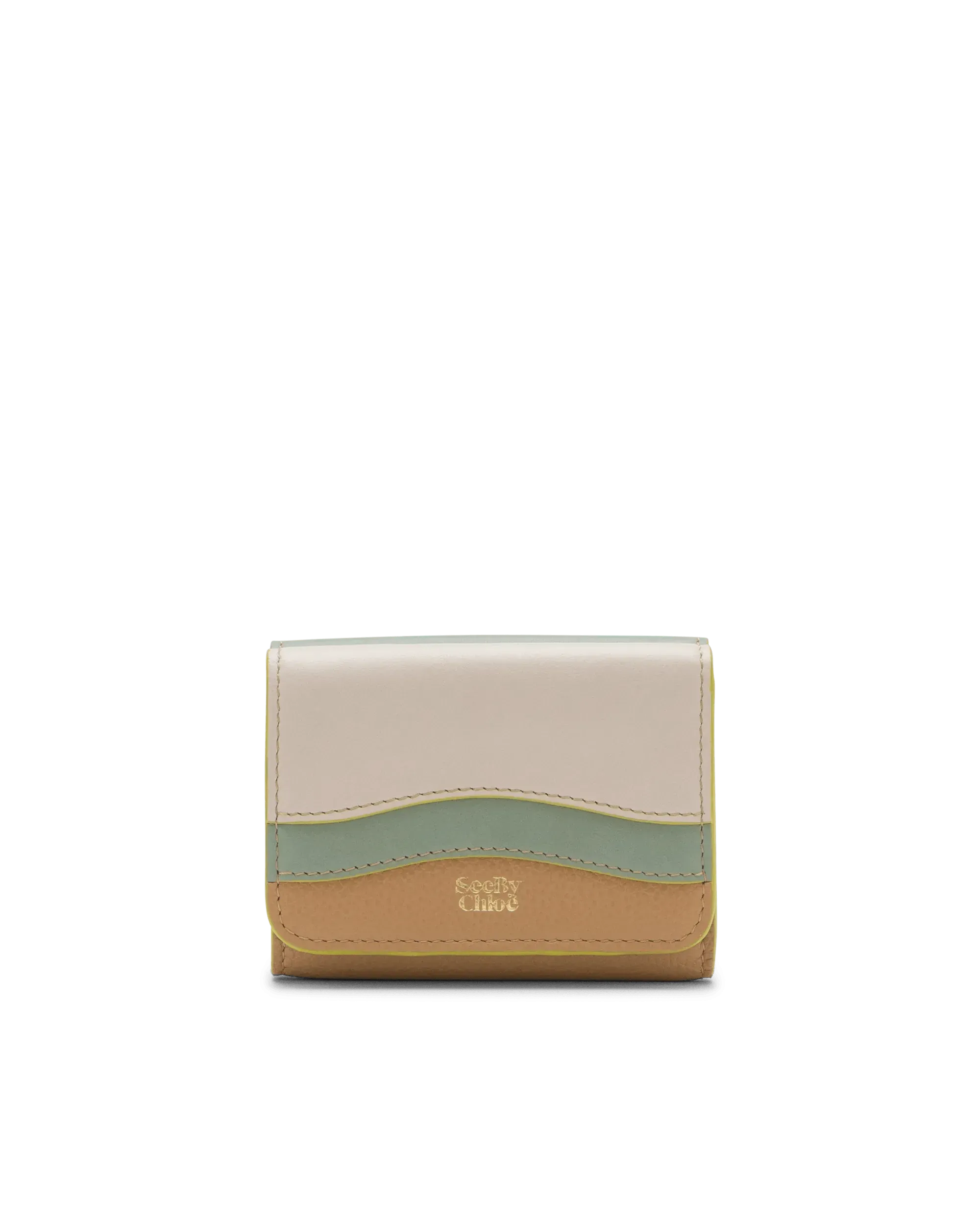 Layers Compact Leather Wallet - DIHSAN