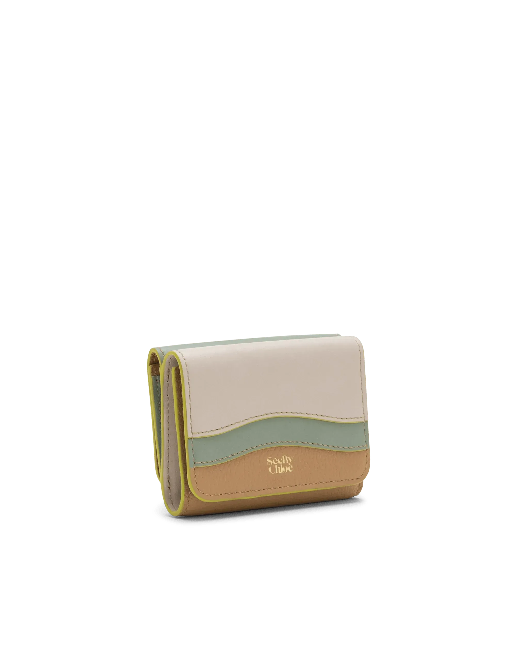 Layers Compact Leather Wallet - DIHSAN