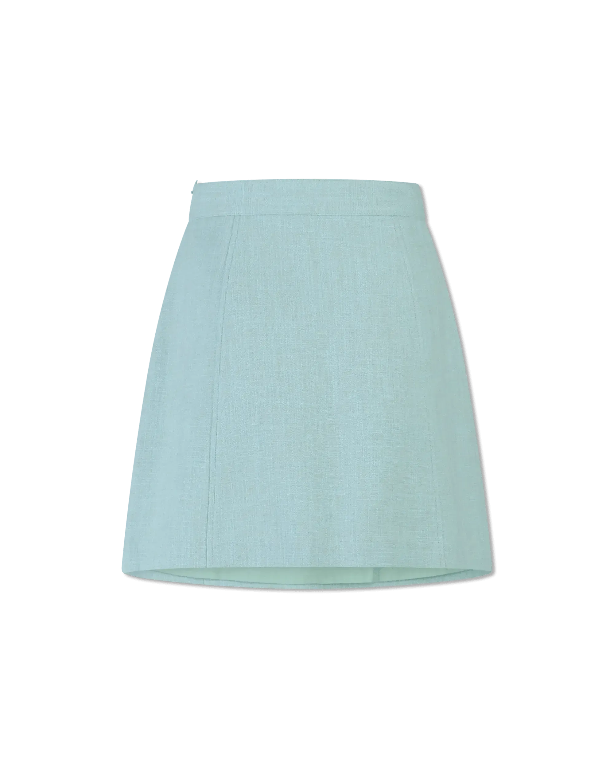 Linen Mini Skirt - DIHSAN