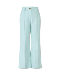 Linen Straight Leg Pants - DIHSAN