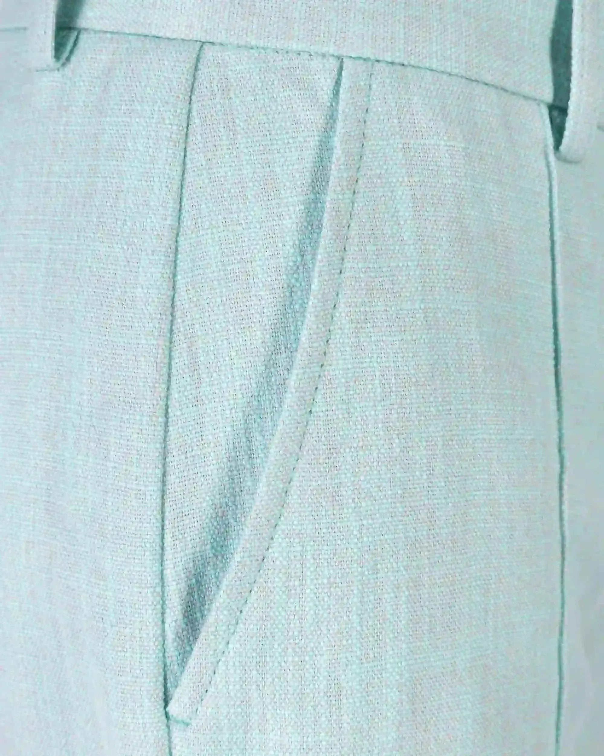 Linen Straight Leg Pants - DIHSAN