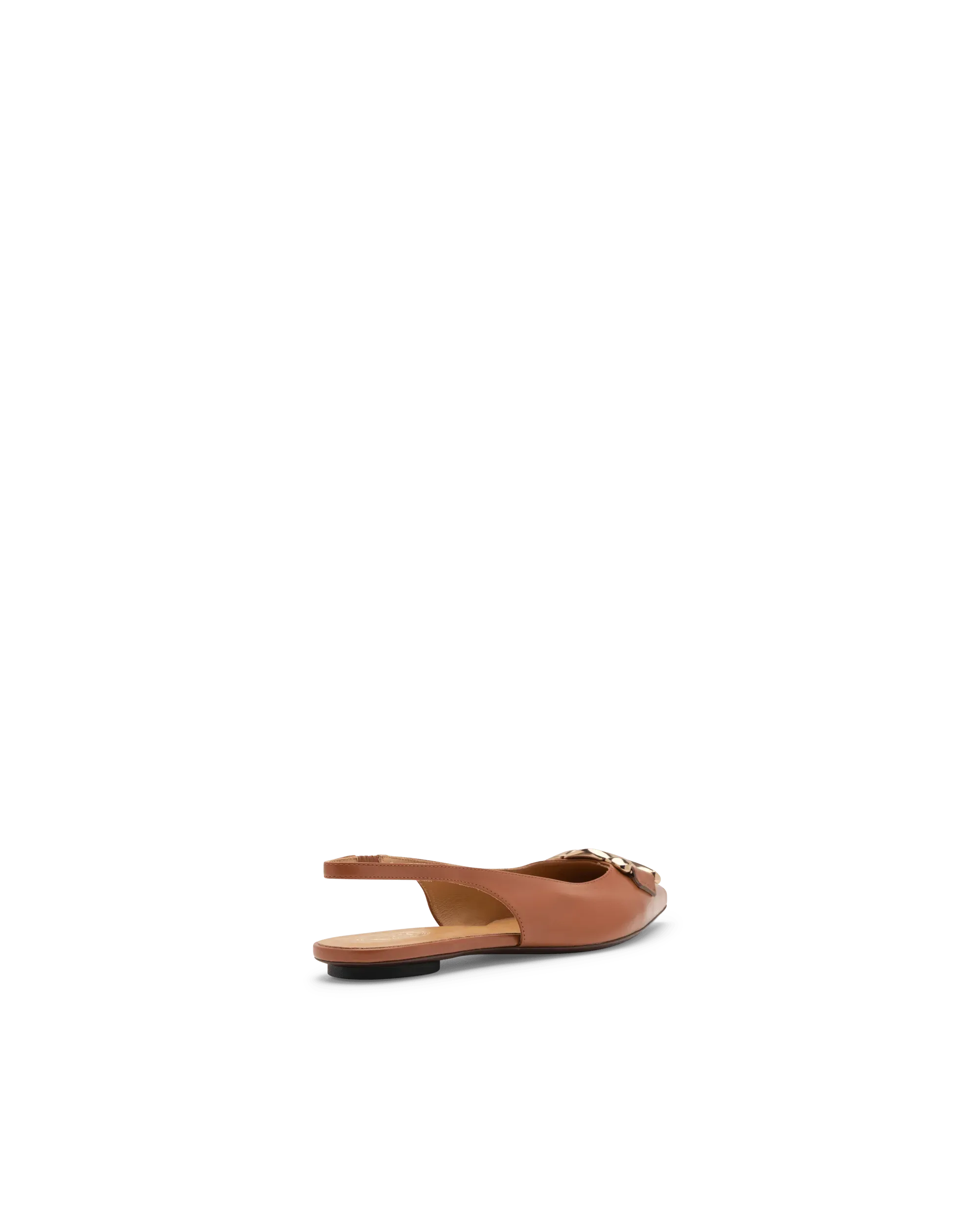 Slingback Pointy Toe Ballerinas - DIHSAN