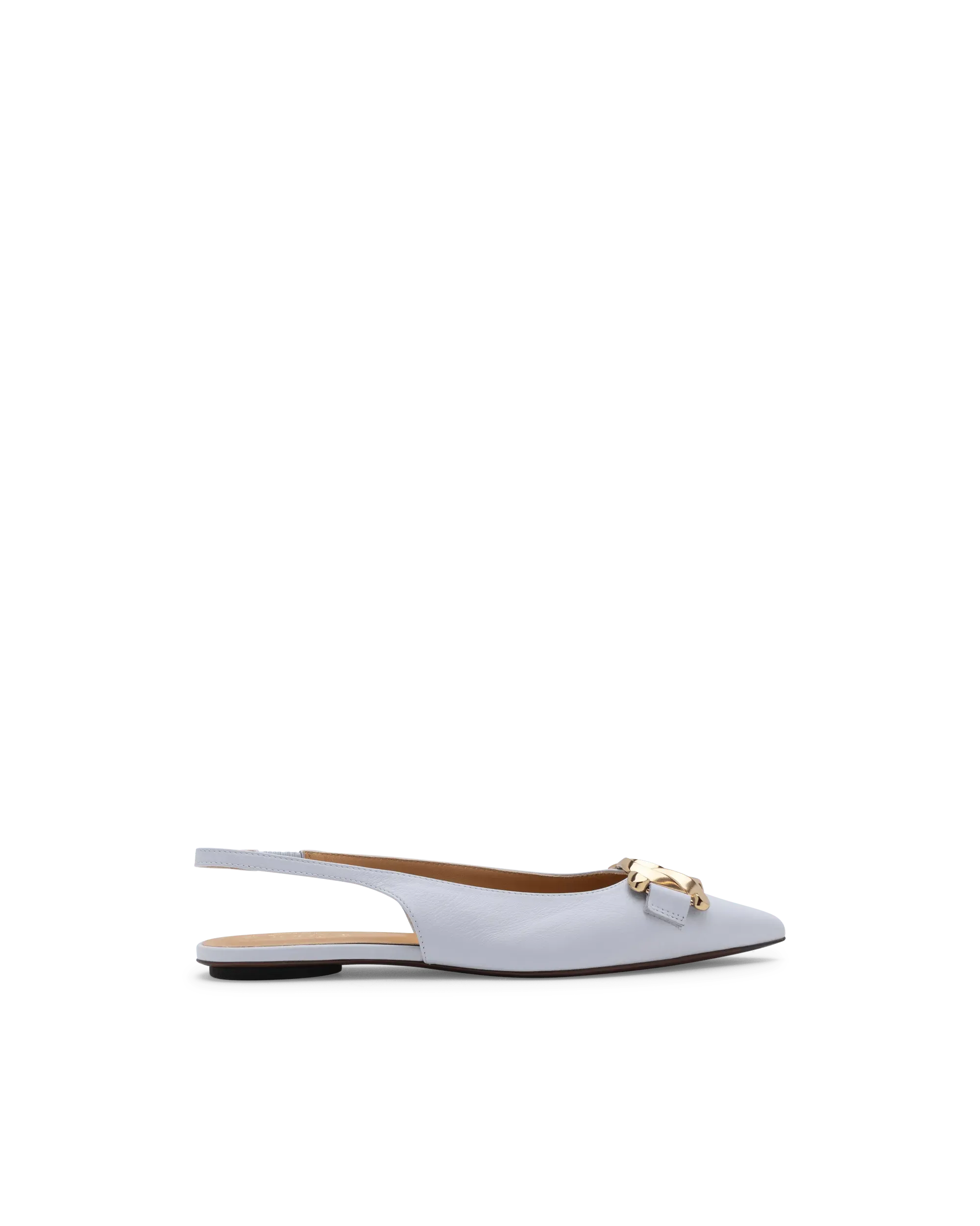 Slingback Pointy Toe Ballerinas - DIHSAN