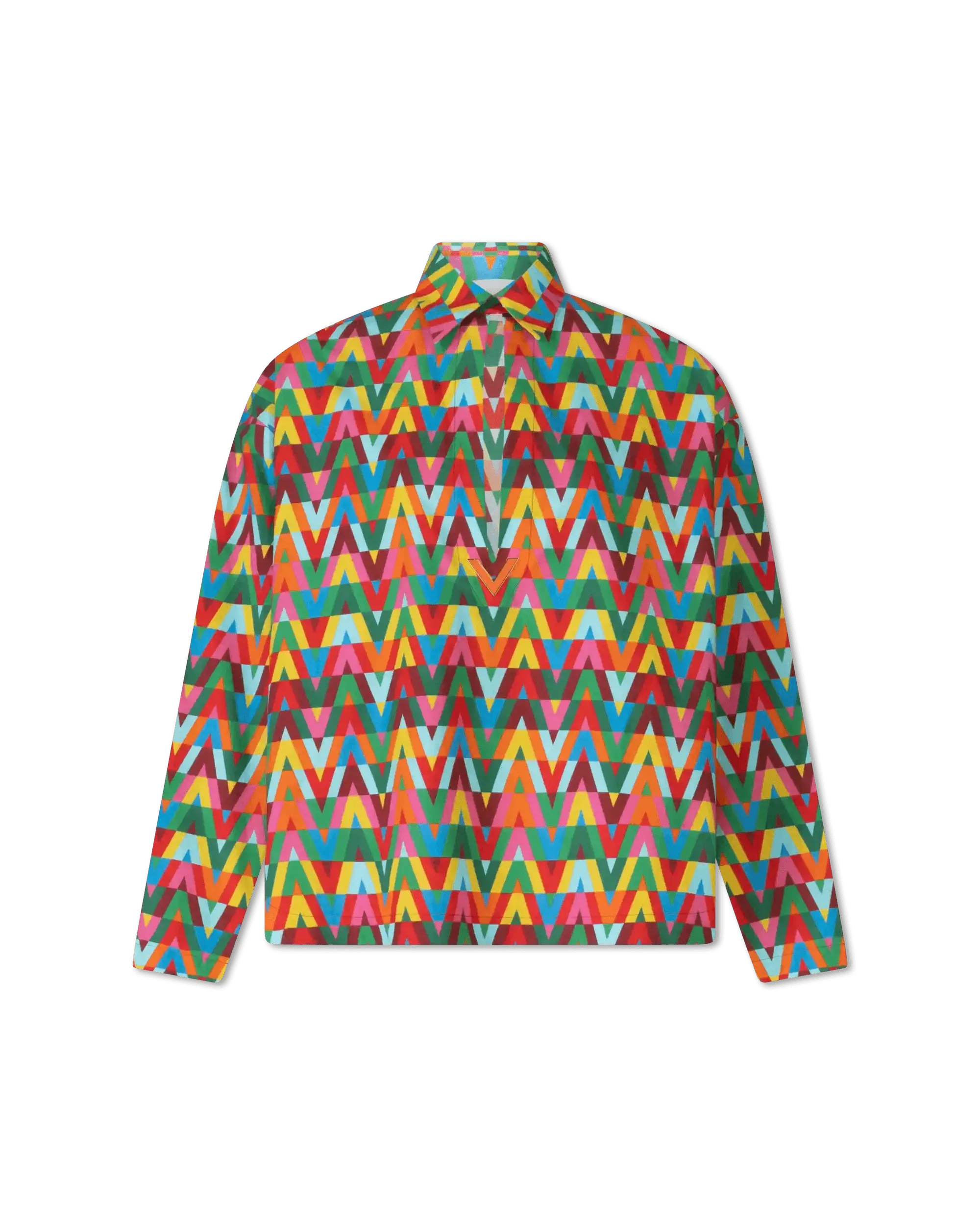 V Optical Multicolor Shirt - DIHSAN