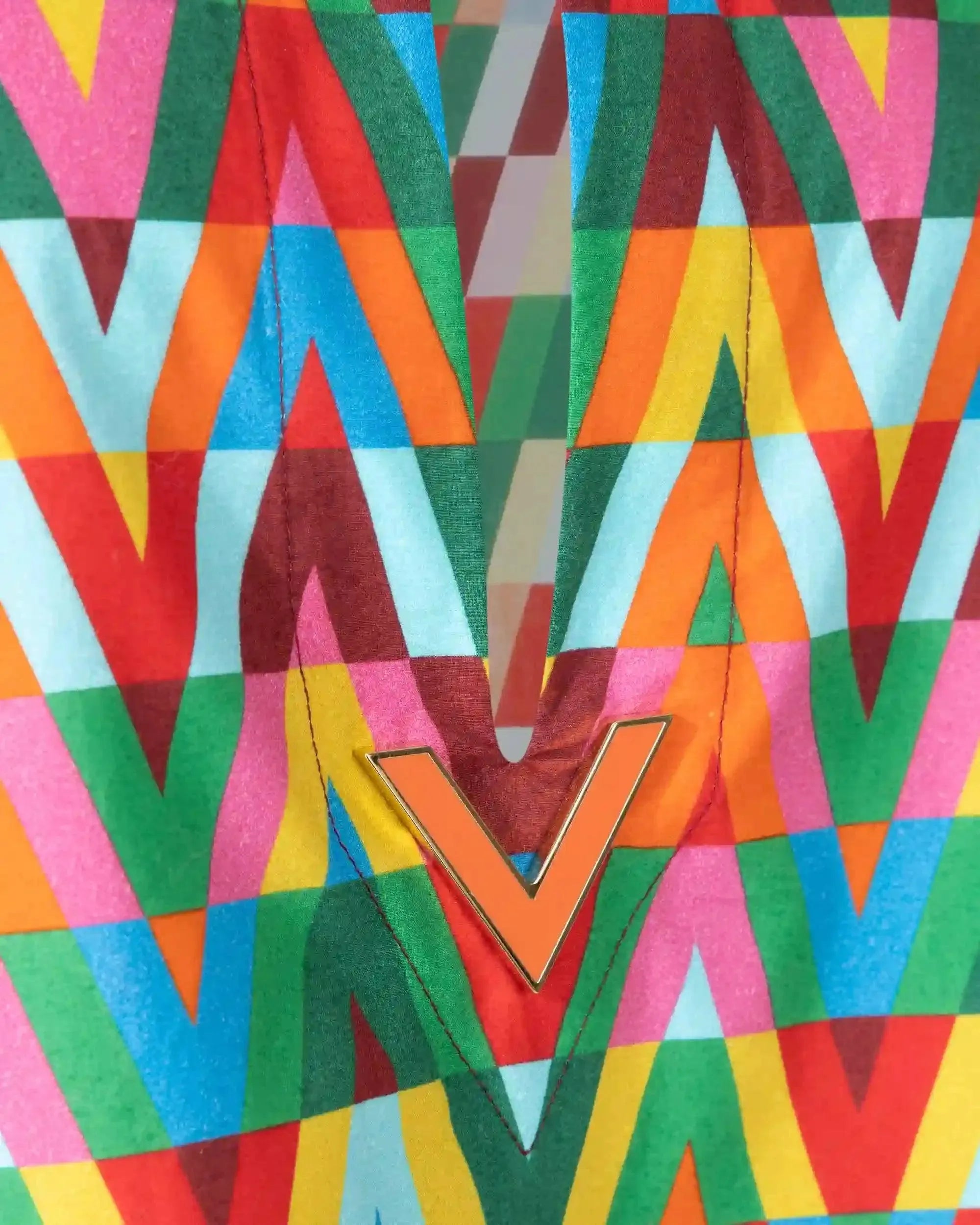 V Optical Multicolor Shirt - DIHSAN