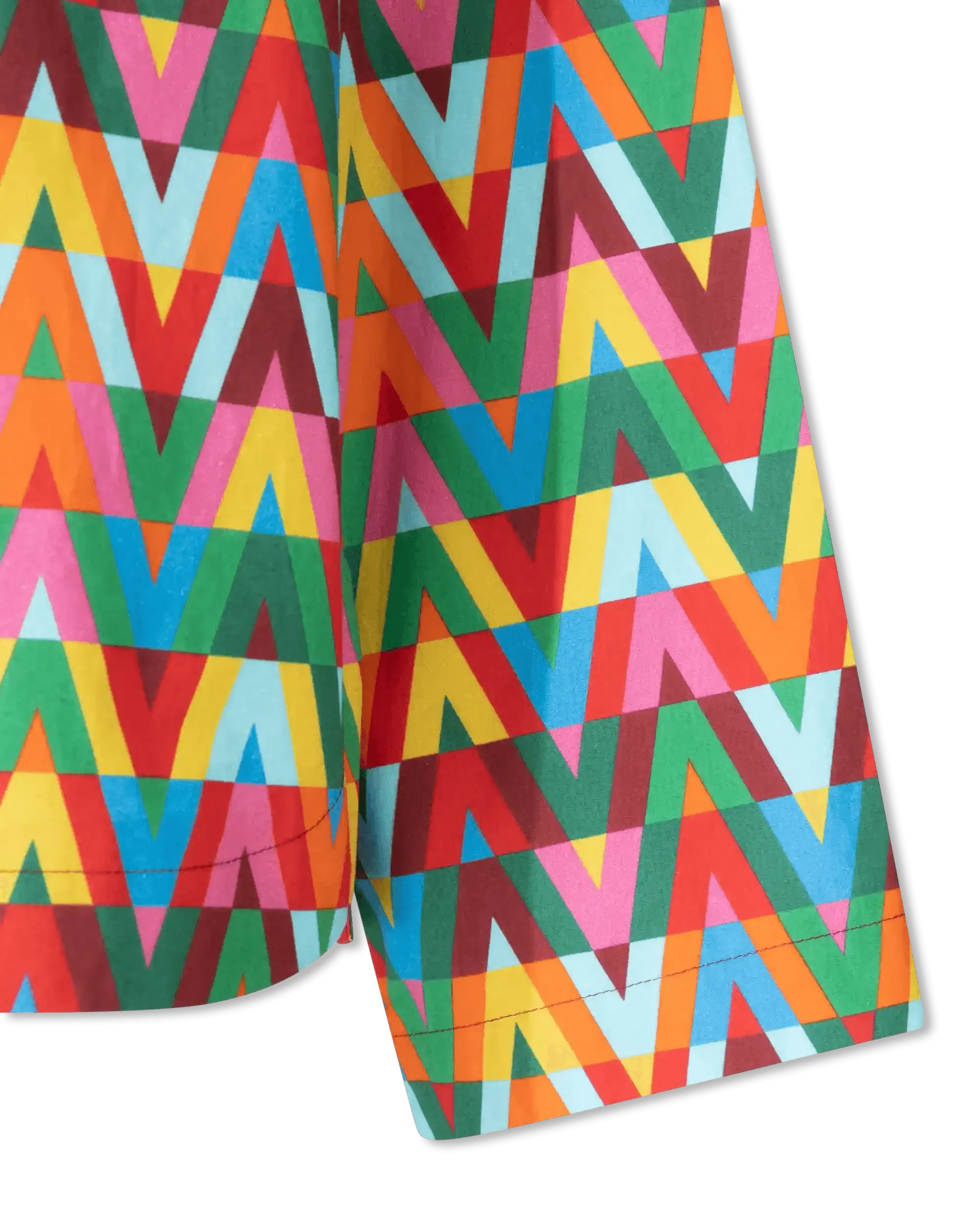 V Optical Multicolor Shirt - DIHSAN