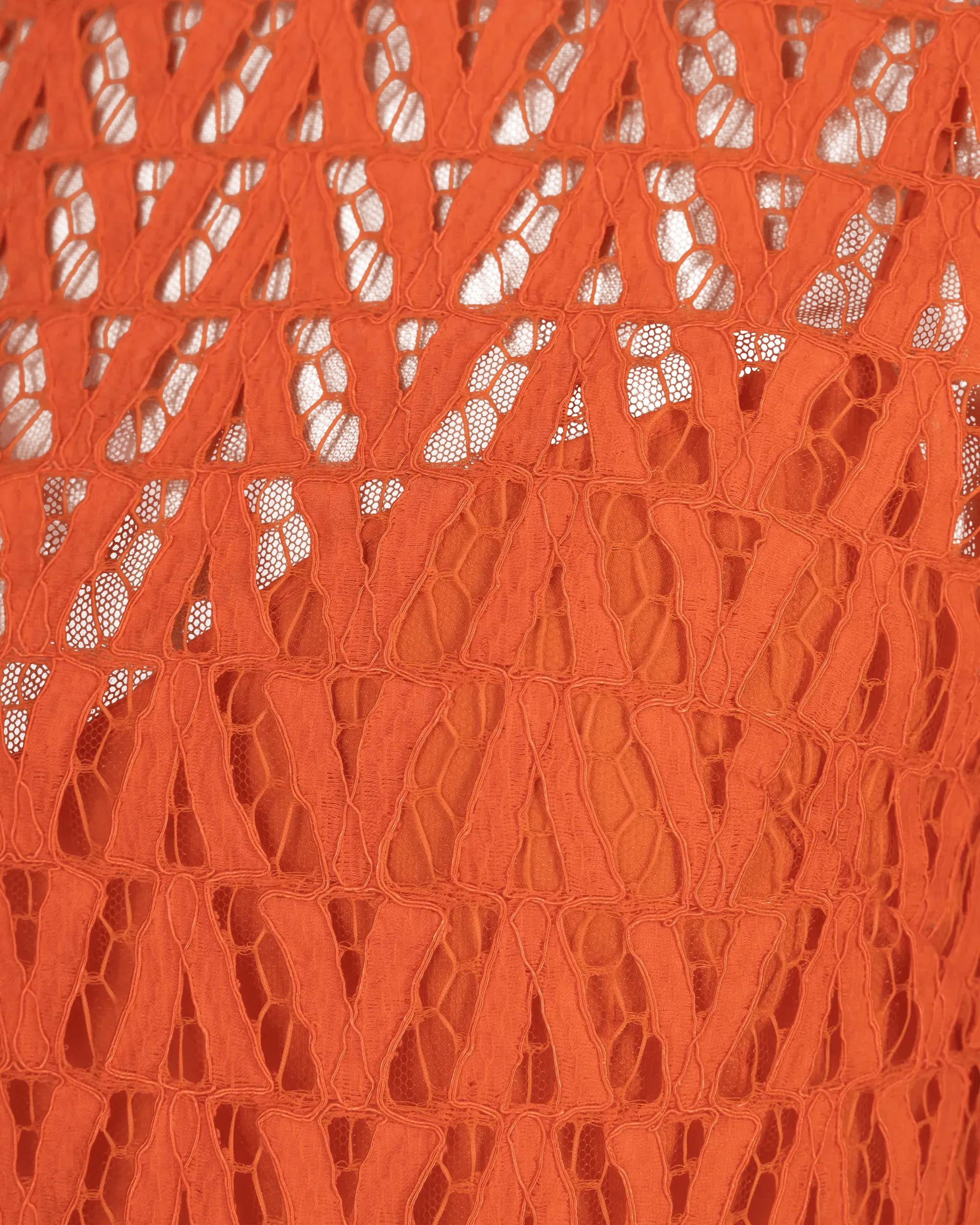 V Pattern Lace Short Sleeve Mini Dress - DIHSAN