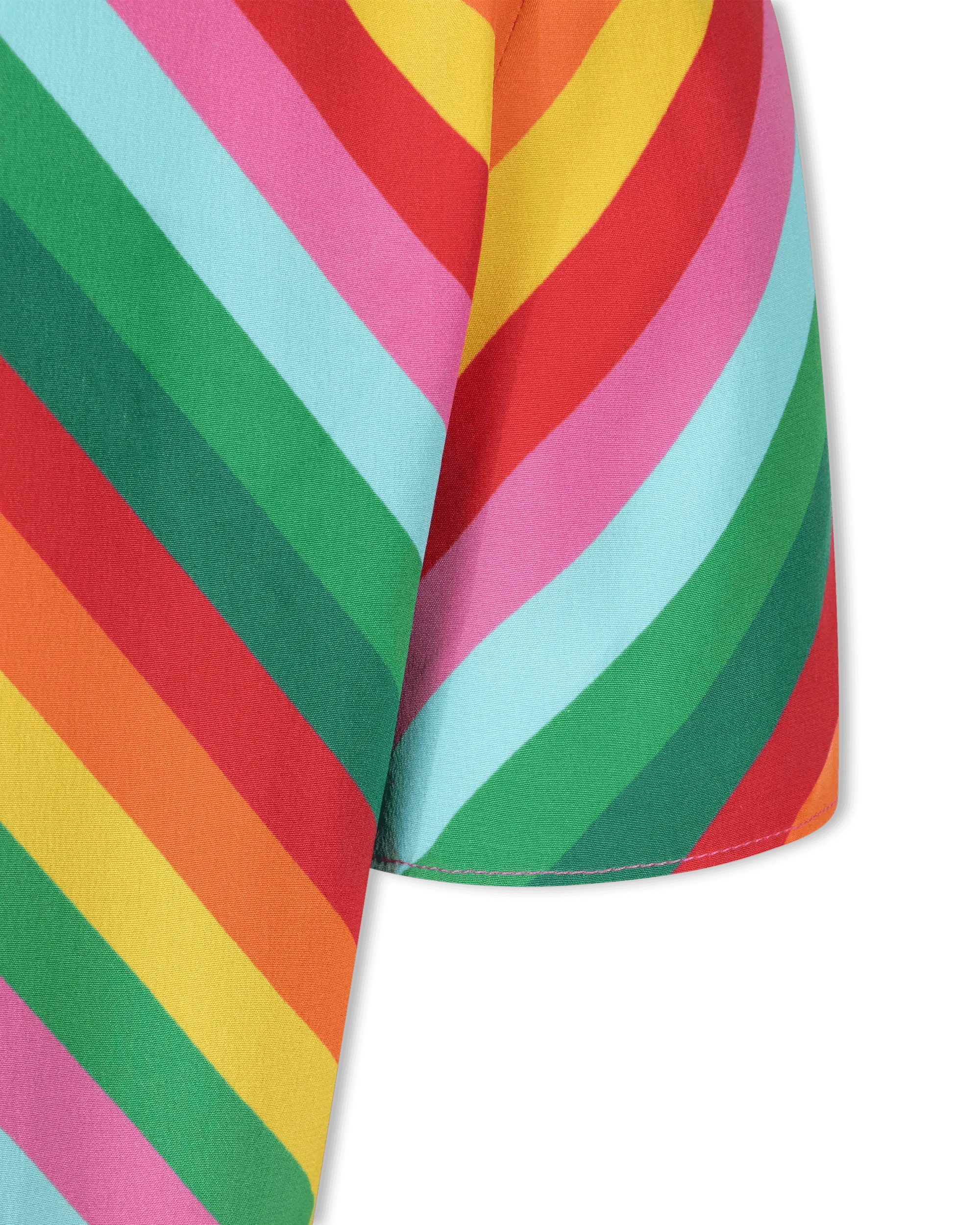 Optical Multicolor Printed Mini Dress - DIHSAN