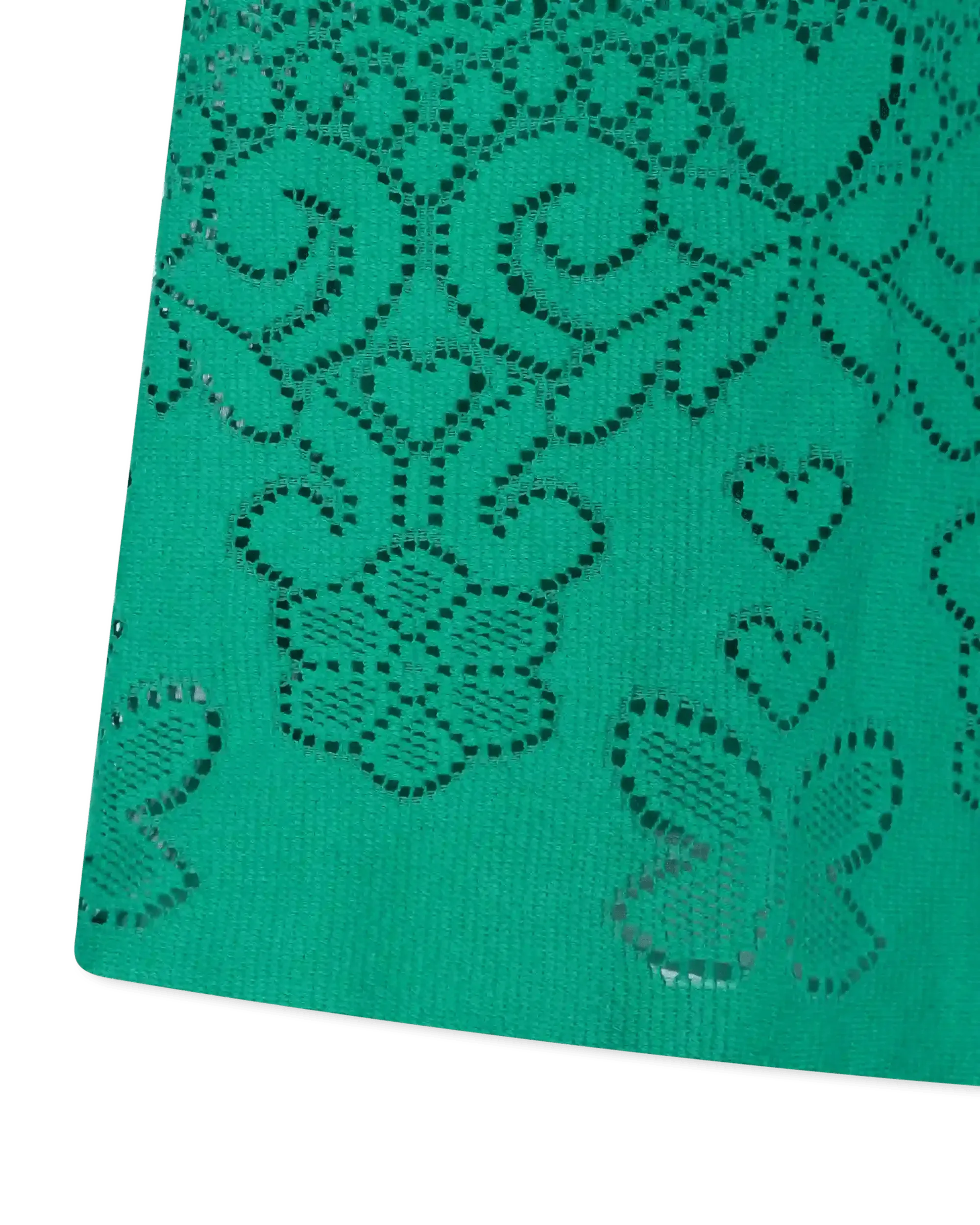 V-Neck Floral Lace Maxi Dress - DIHSAN