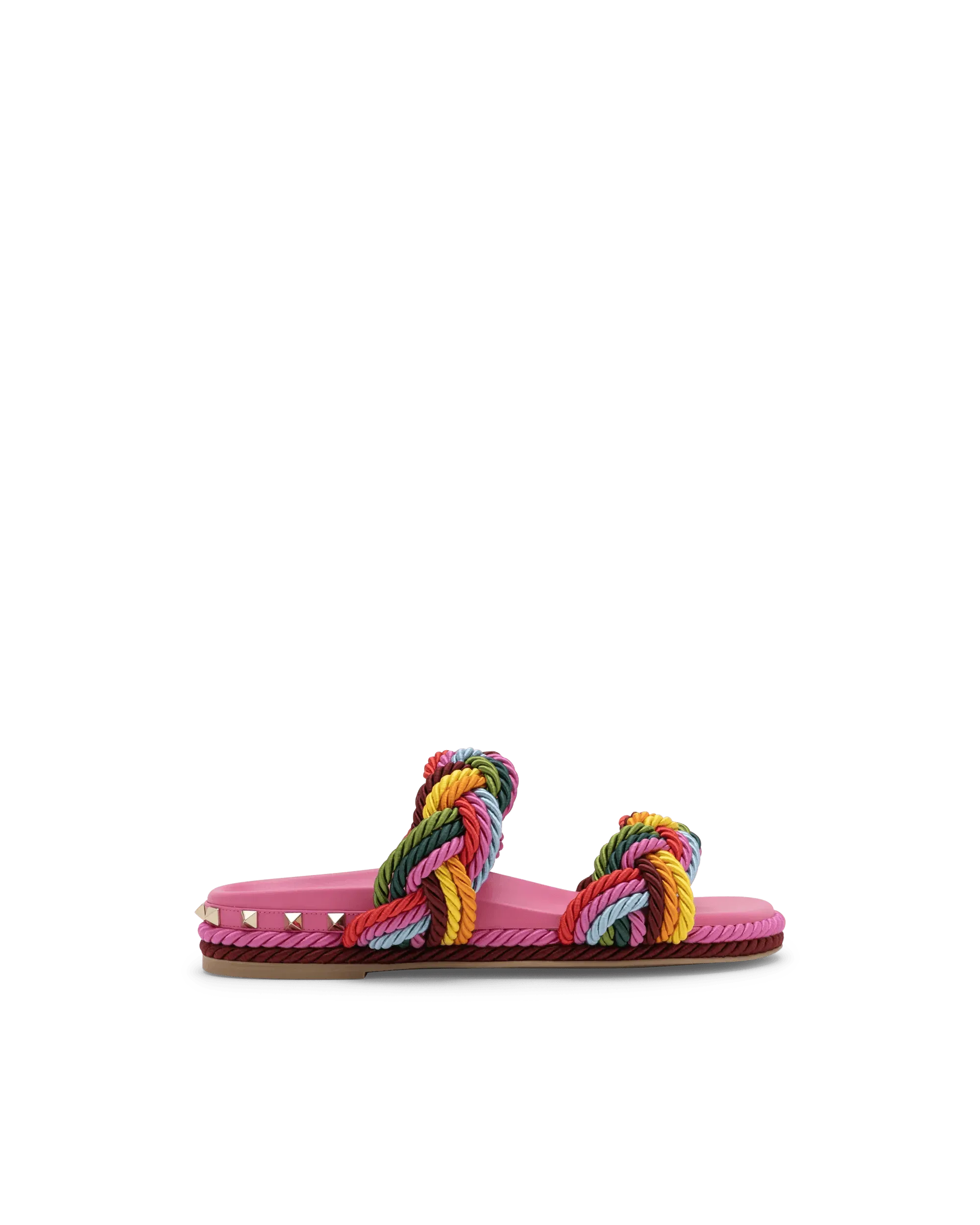 Rockstud Braided Slides - DIHSAN