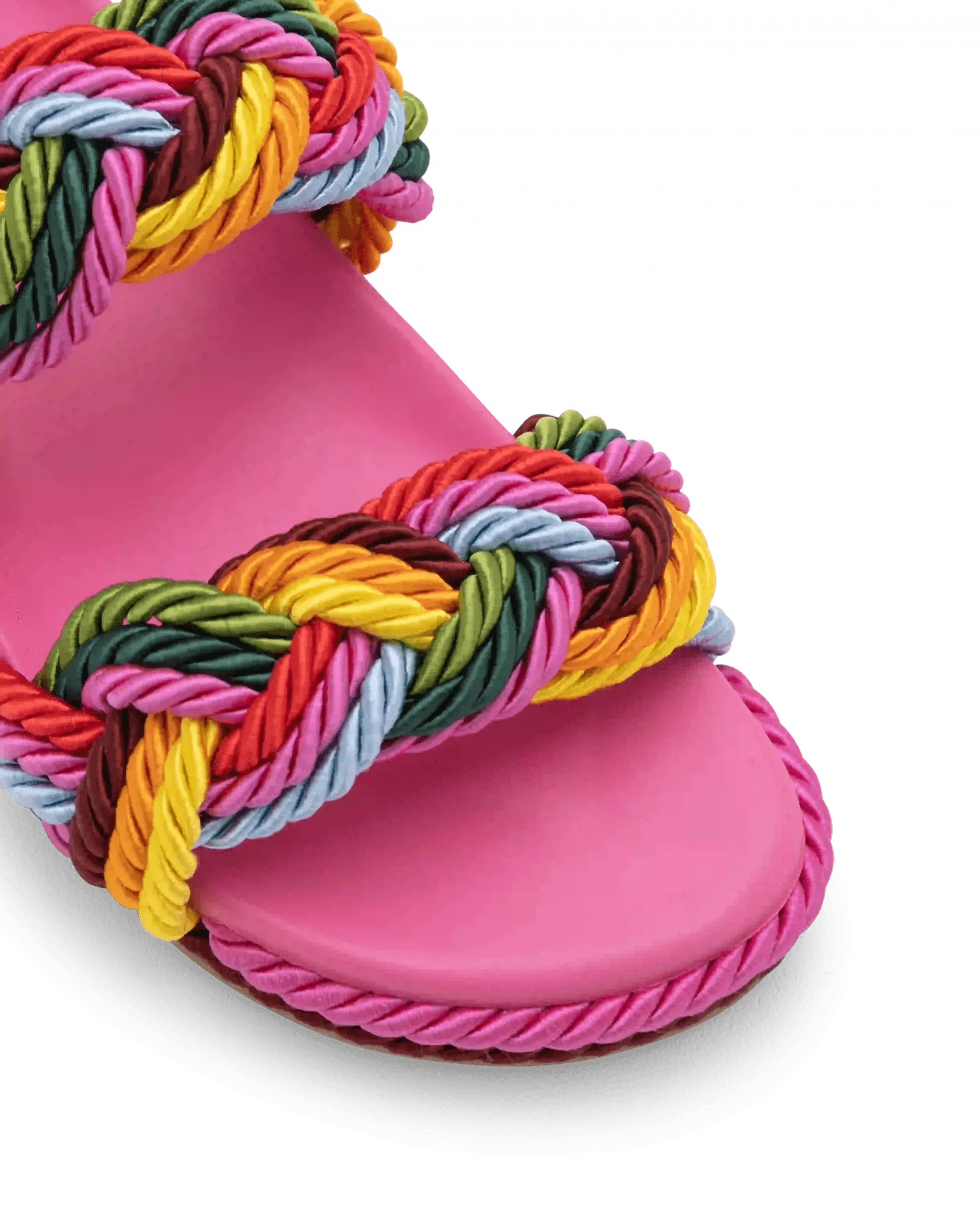 Rockstud Braided Slides - DIHSAN