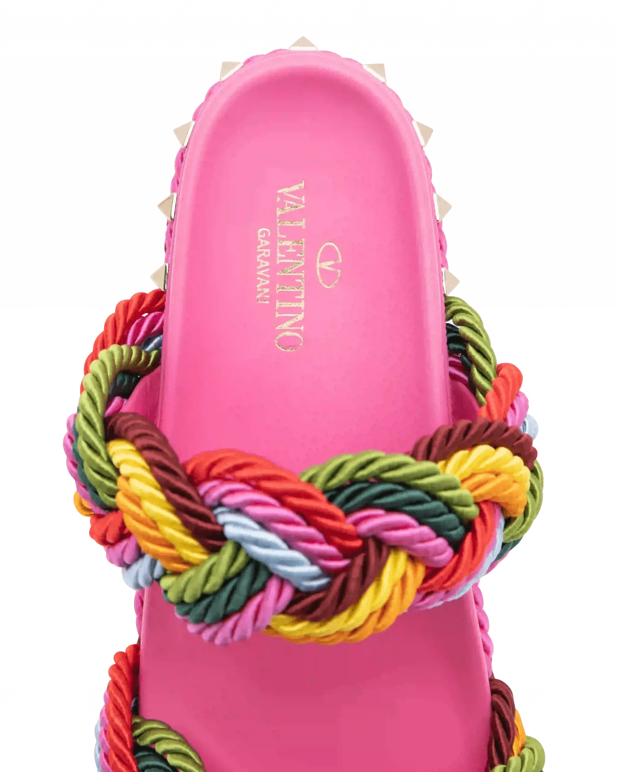 Rockstud Braided Slides - DIHSAN