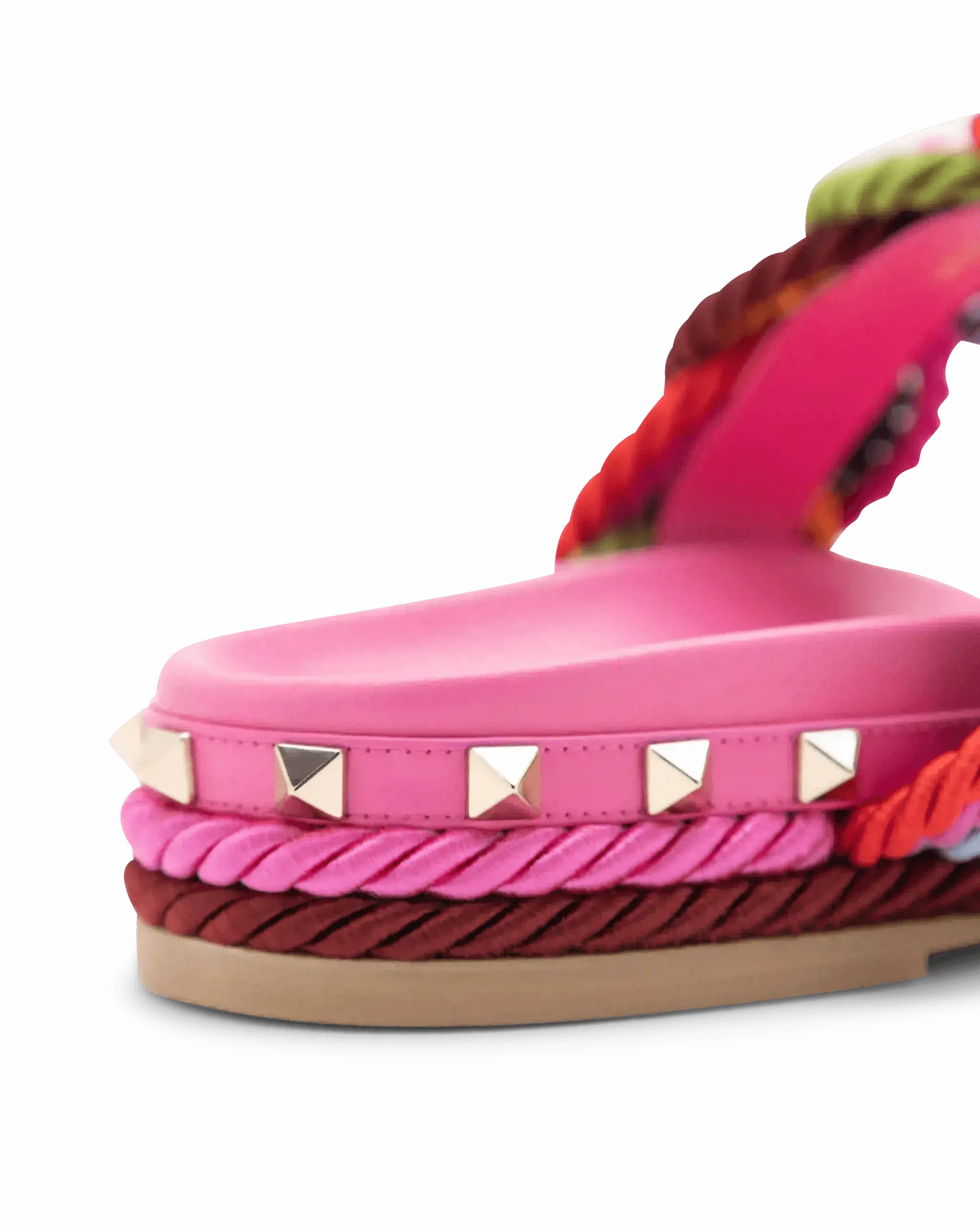 Rockstud Braided Slides - DIHSAN